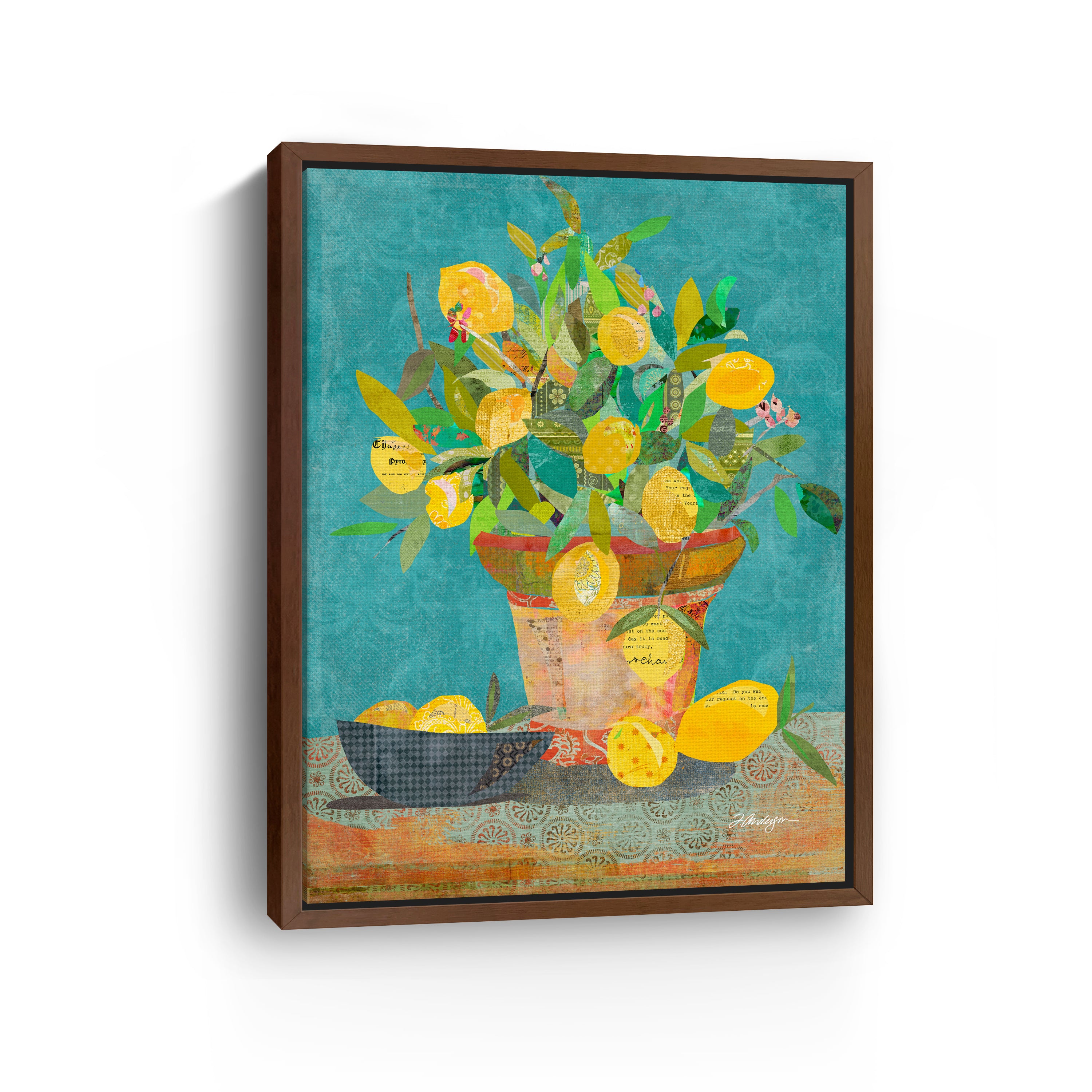 Lemon Tree Canvas Giclee