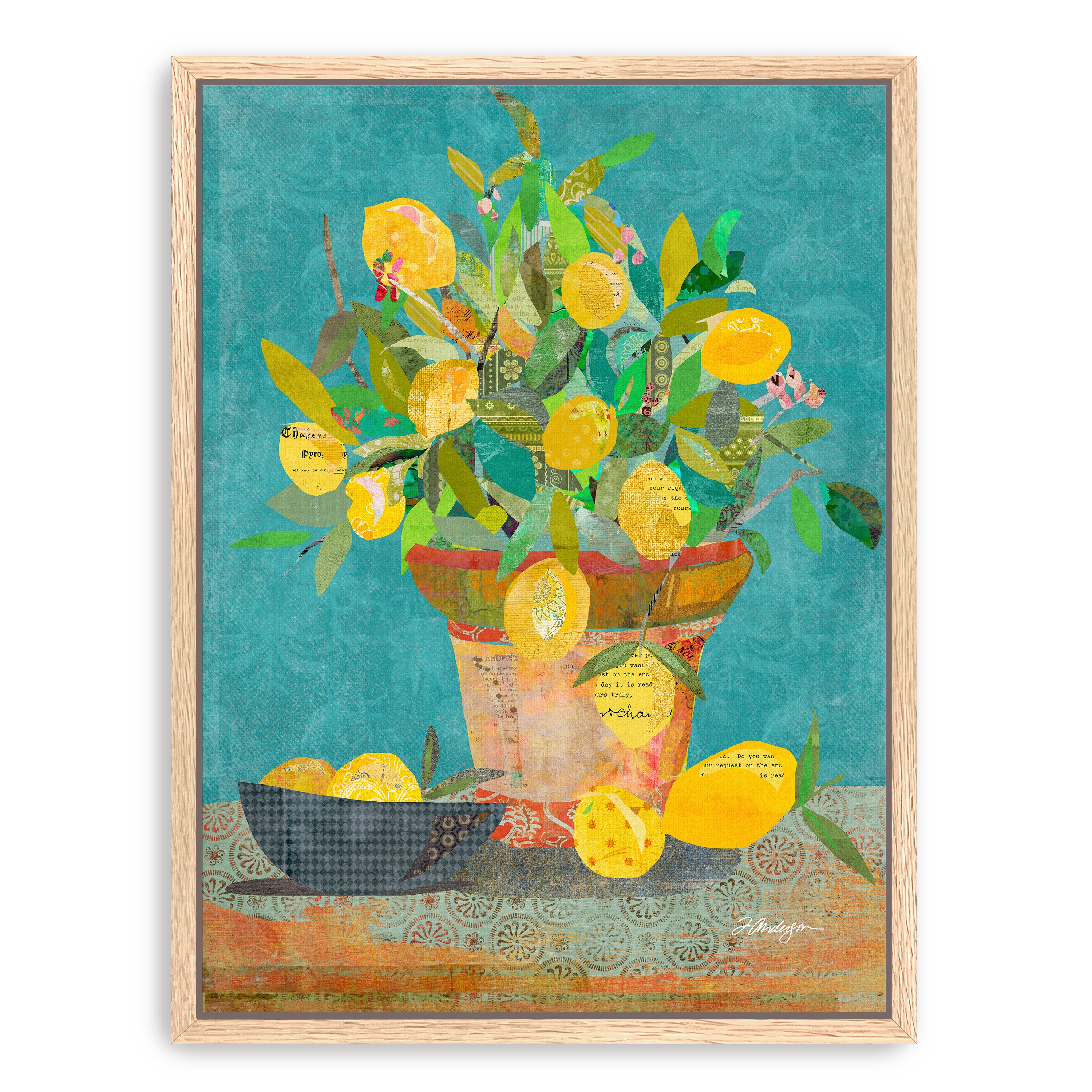 Lemon Tree Canvas Giclee