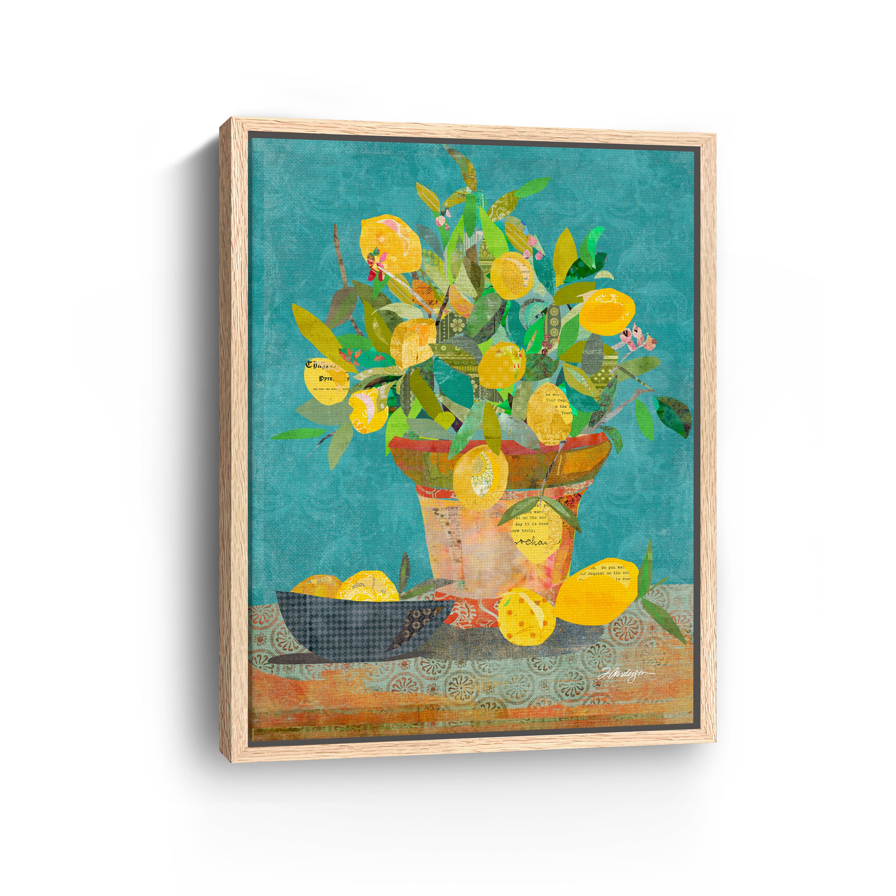 Lemon Tree Canvas Giclee