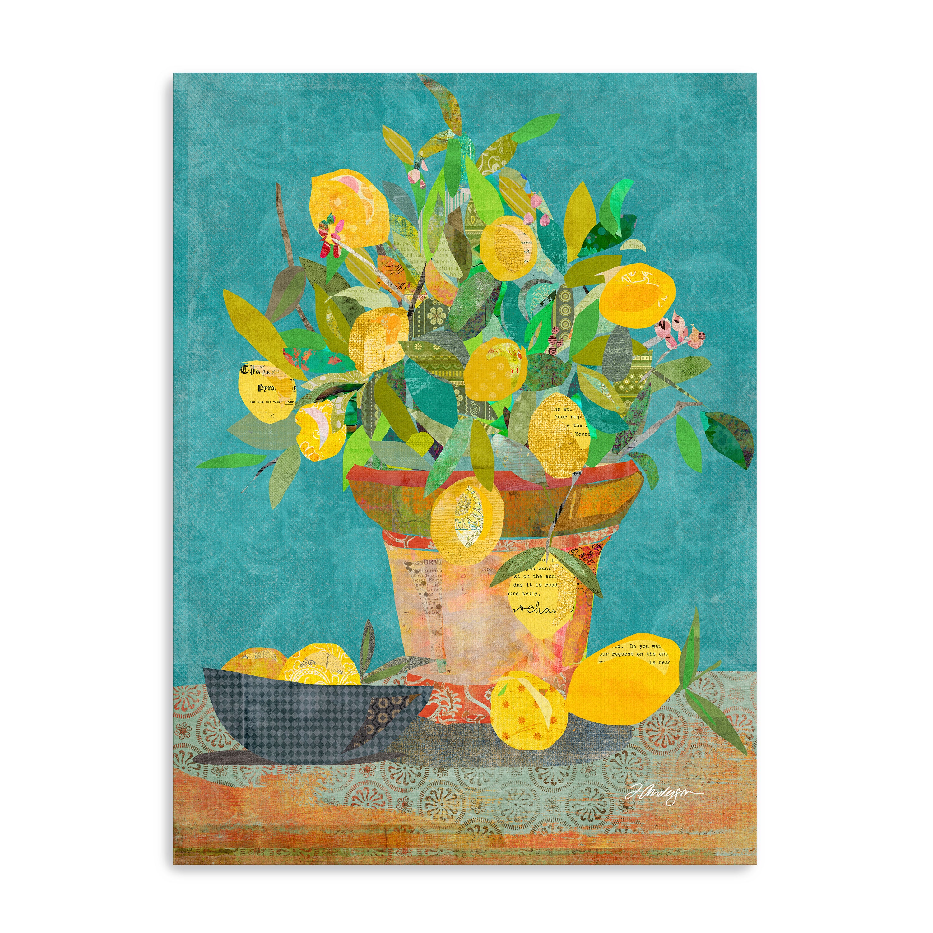 Lemon Tree Canvas Giclee