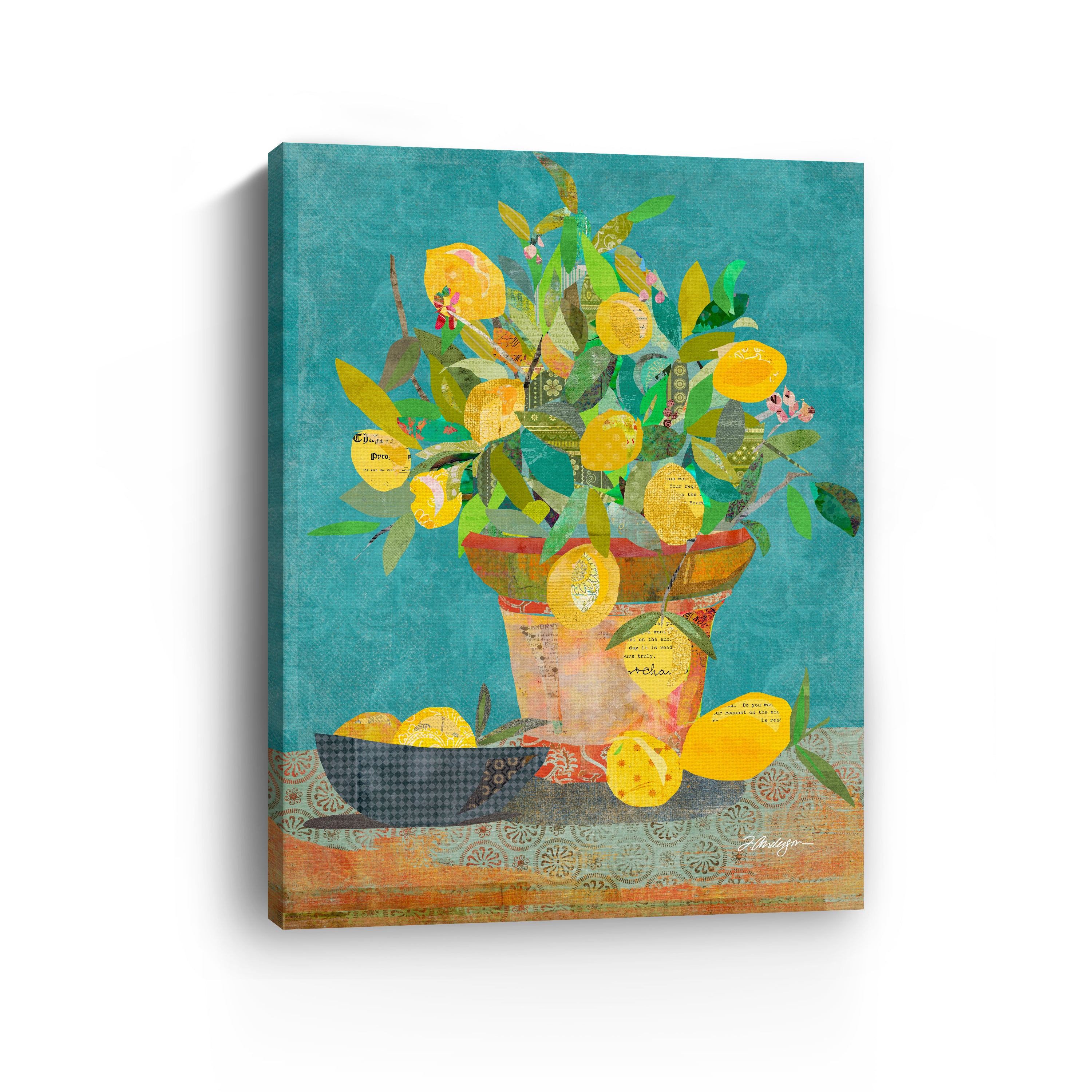 Lemon Tree Canvas Giclee