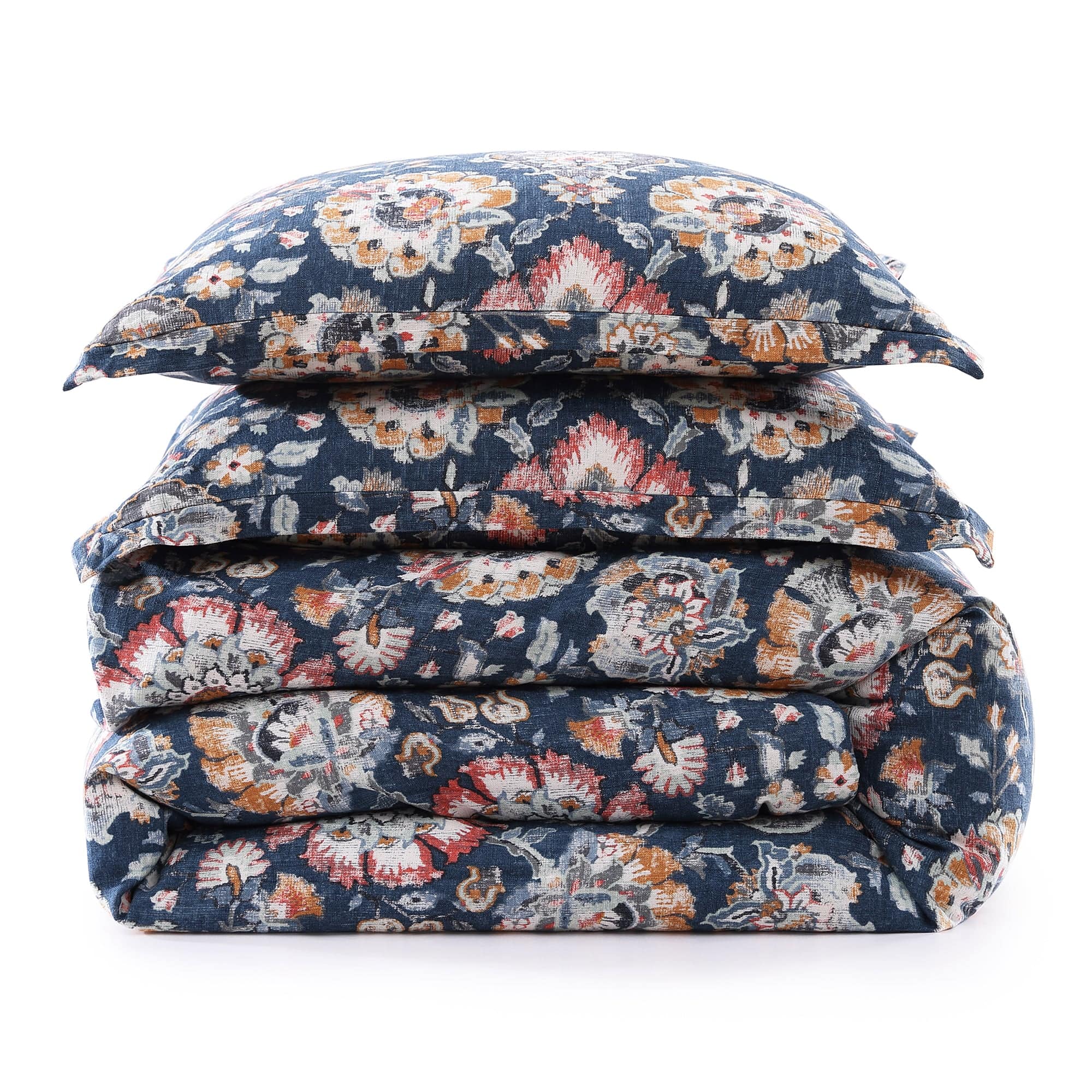 Derby Washed Linen Duvet Cover Set
