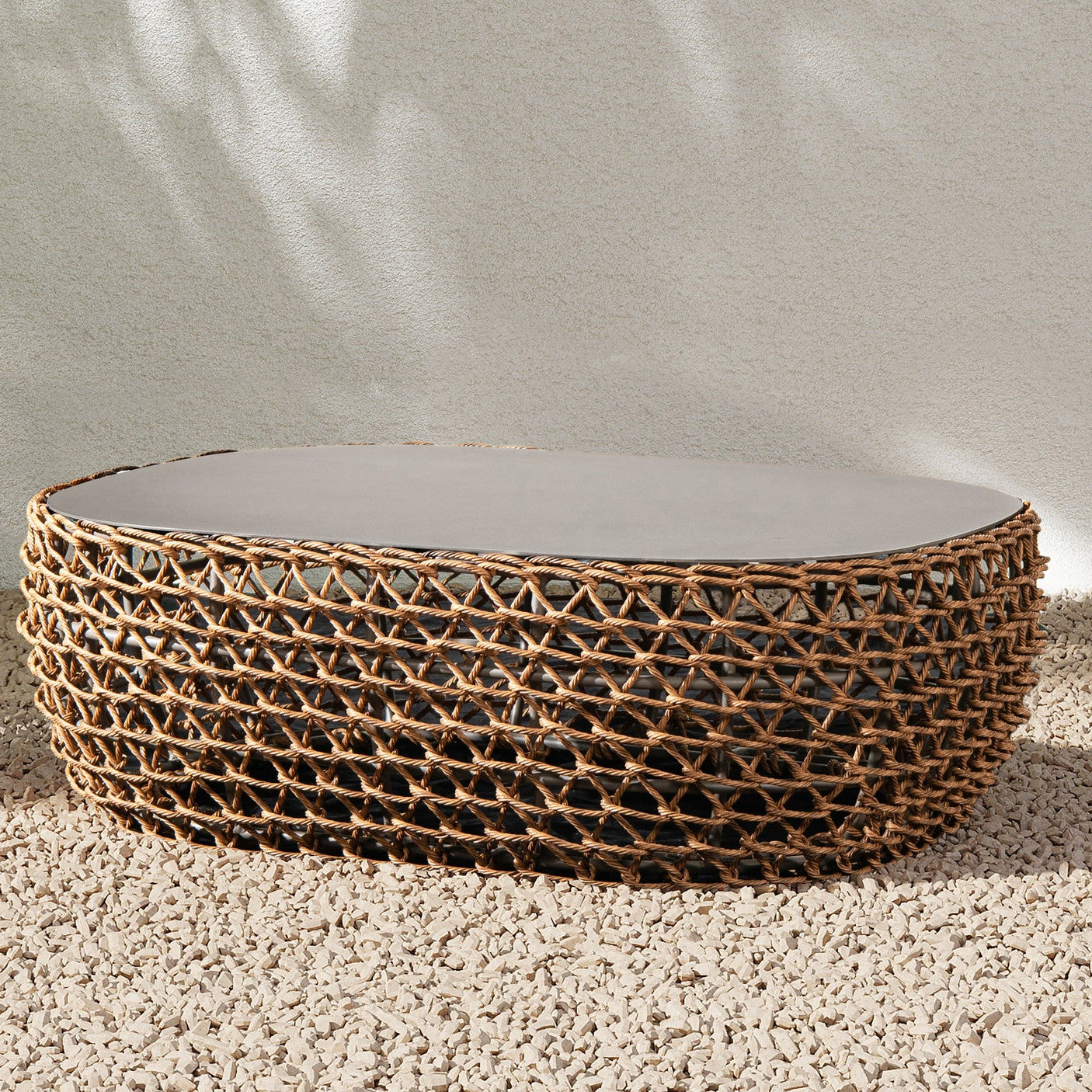 Pier 1 Willow Wicker Coffee Table - Thumbnail 3