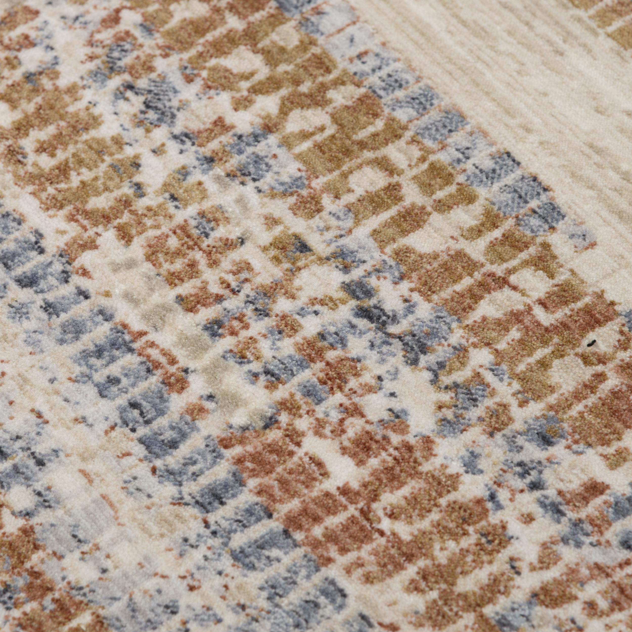 Power Loomed Abstract/Striped Area Rug