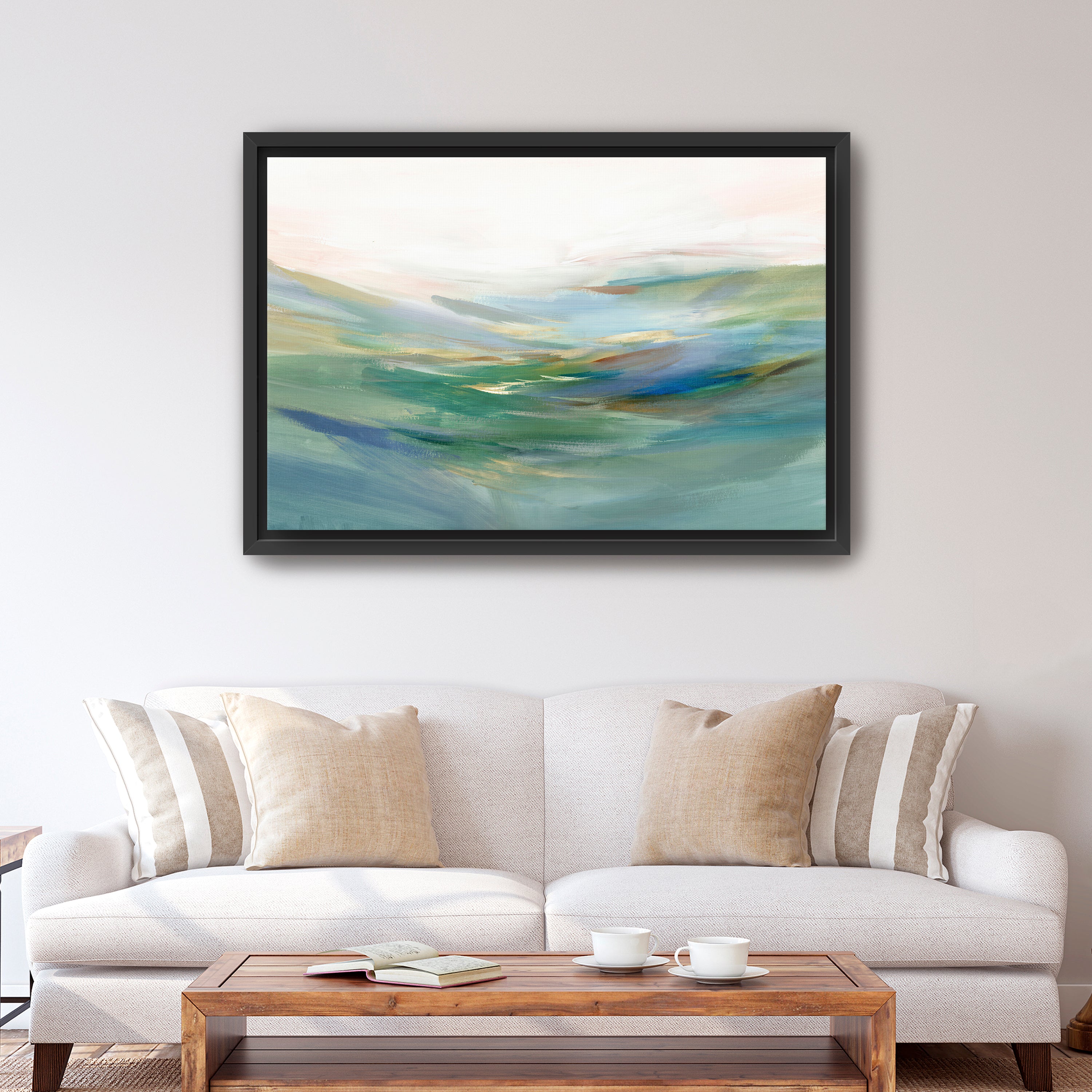 Gentle Waves of Morning Mist Canvas Giclee