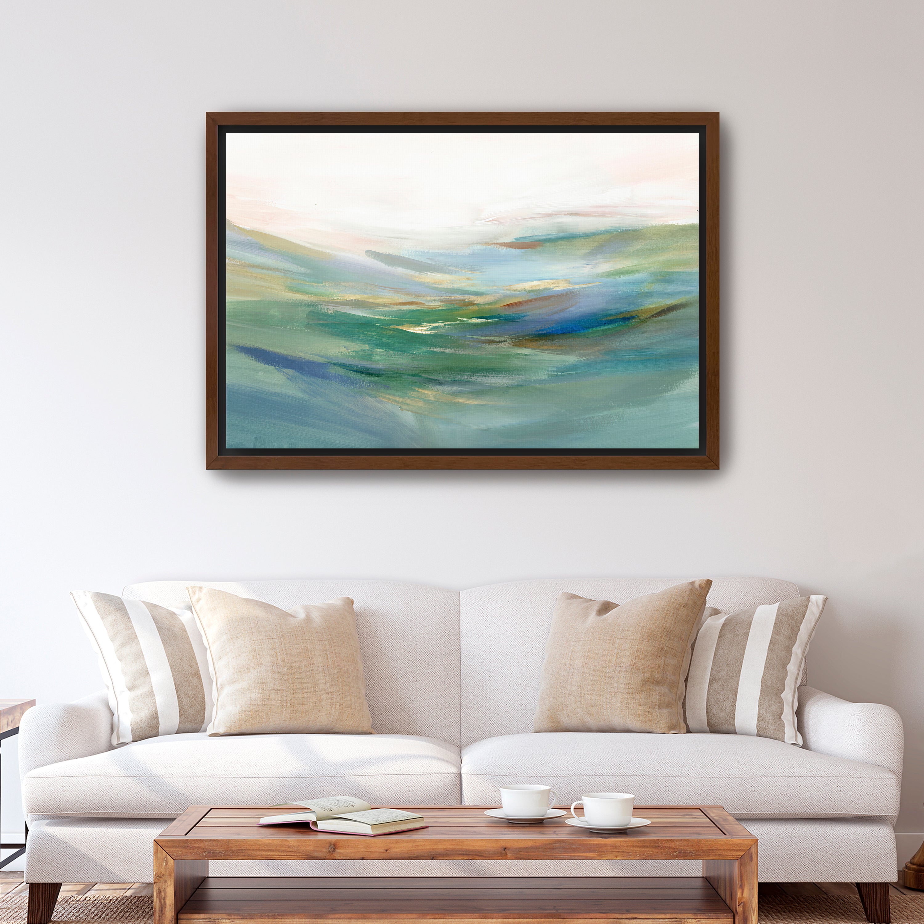 Gentle Waves of Morning Mist Canvas Giclee