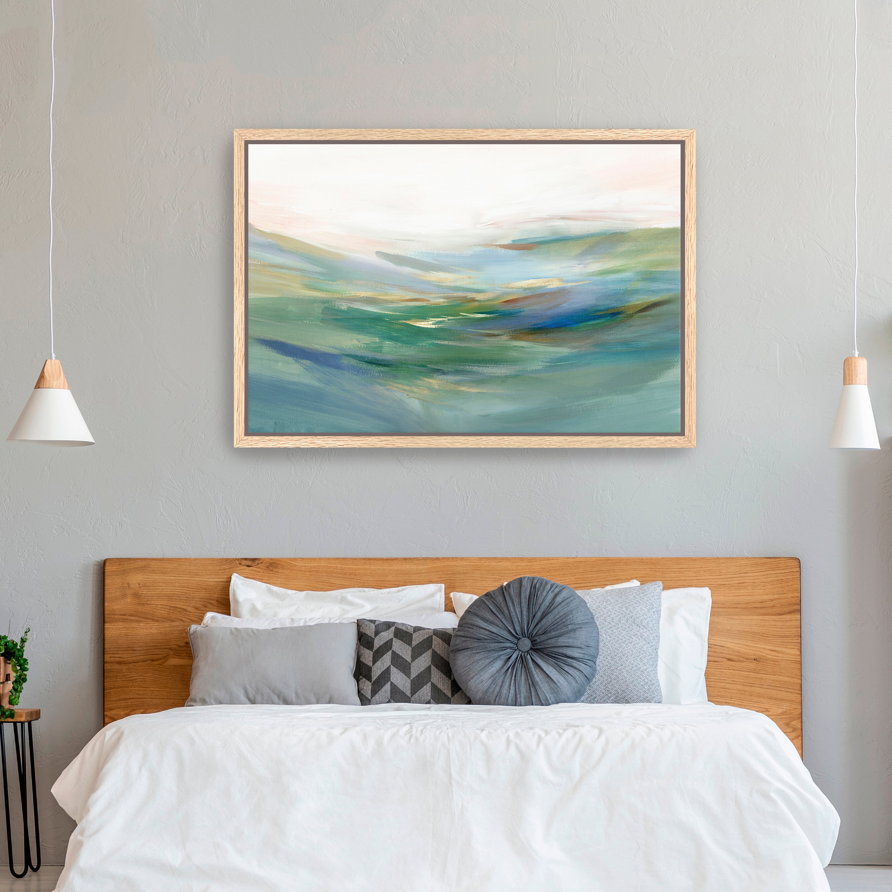 Gentle Waves of Morning Mist Canvas Giclee