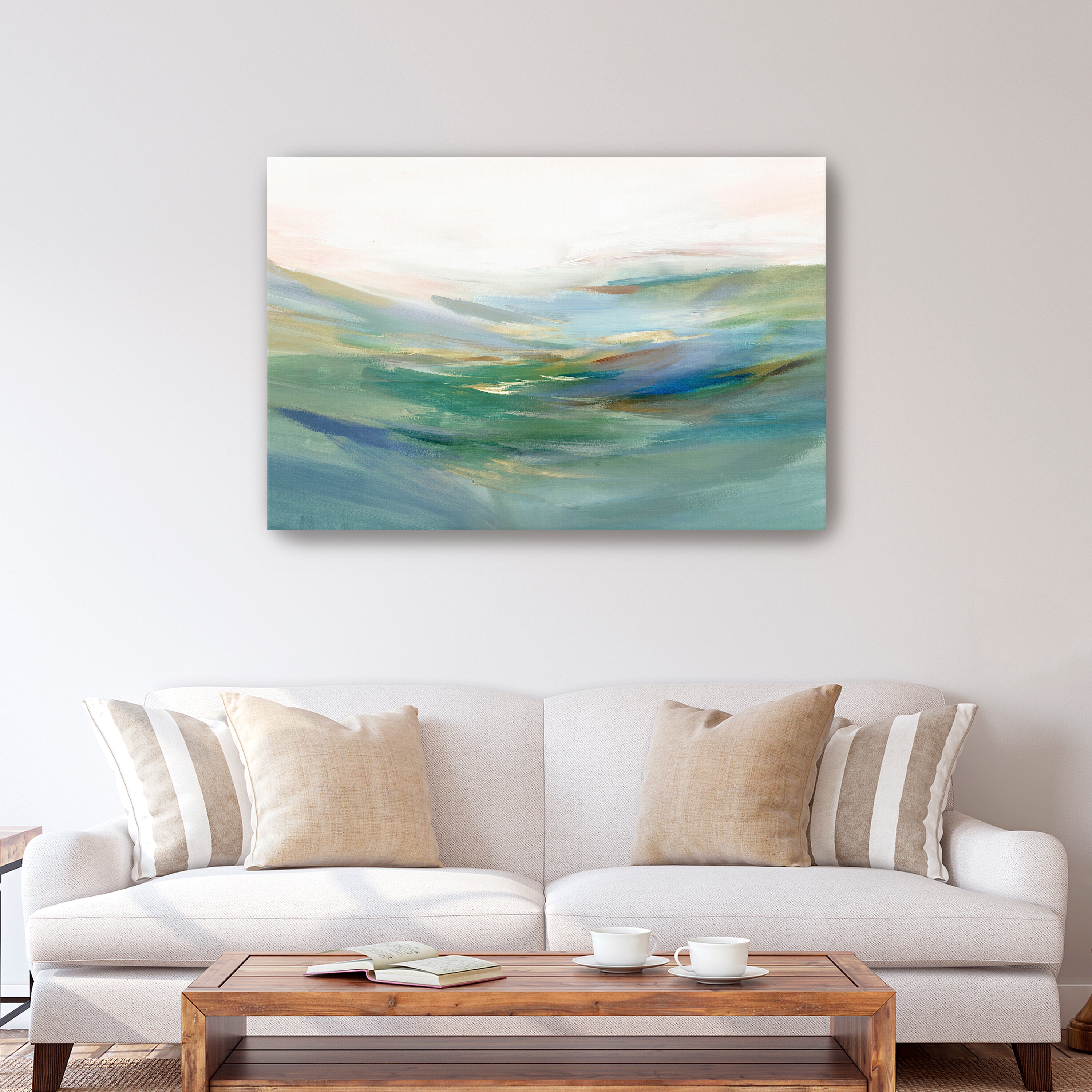 Gentle Waves of Morning Mist Canvas Giclee