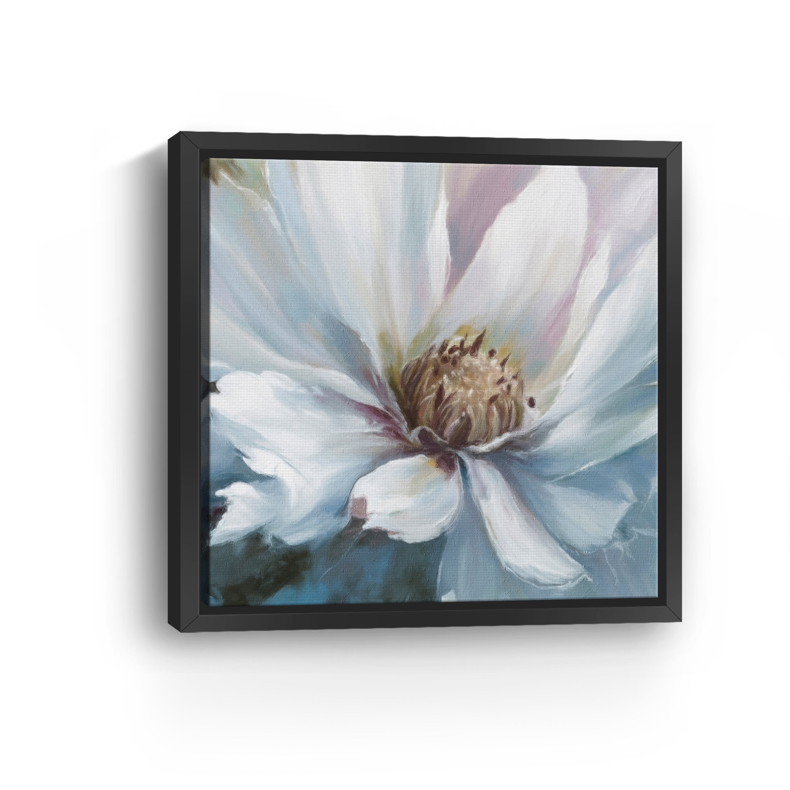 White Flower Canvas Giclee