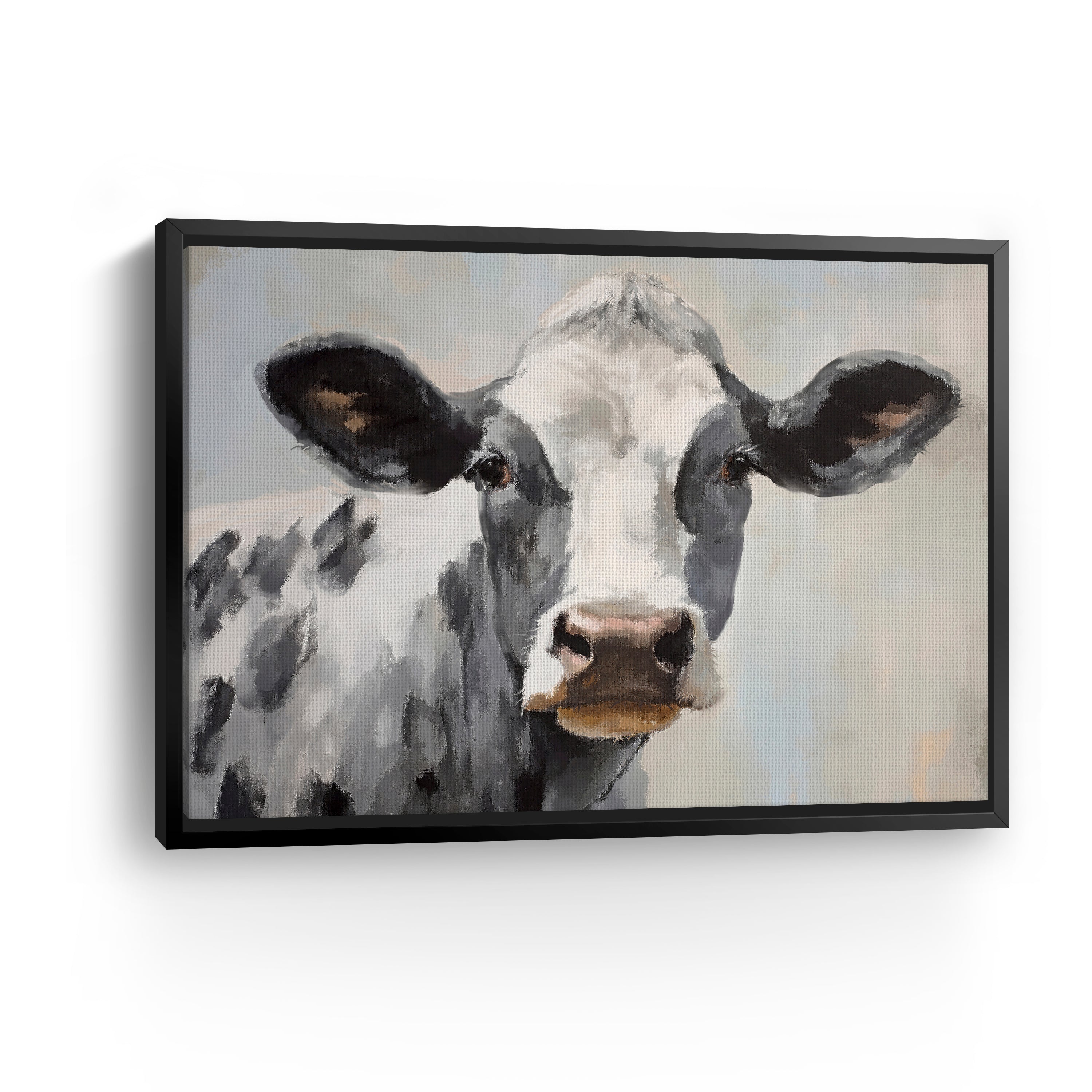 Farm Cow Canvas Giclee Wall Art