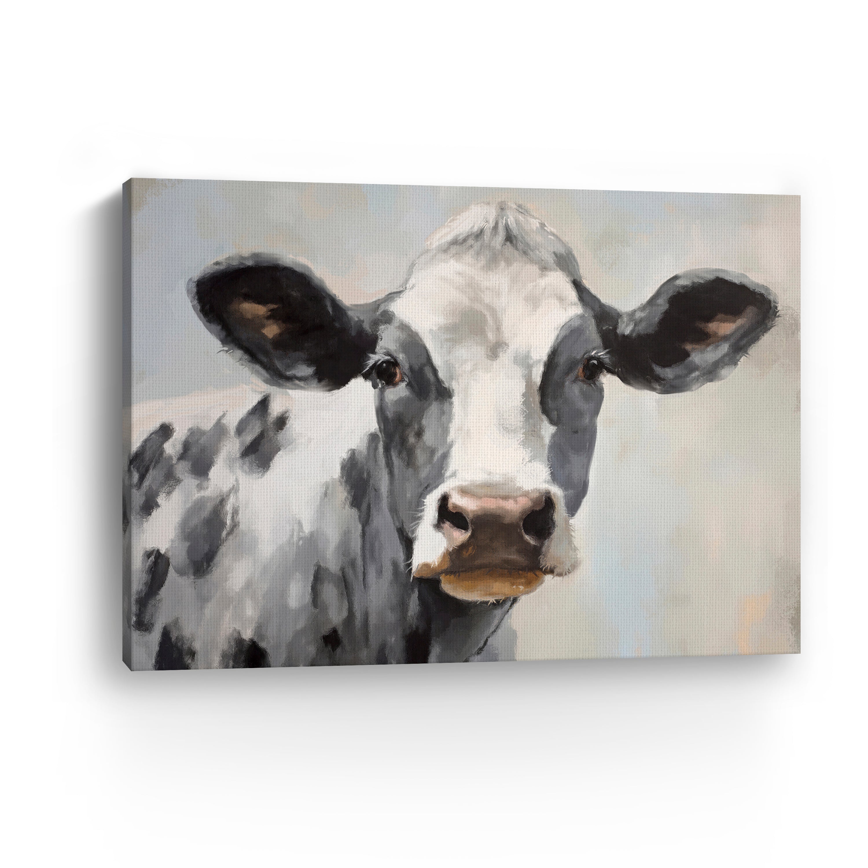 Farm Cow Canvas Giclee Wall Art