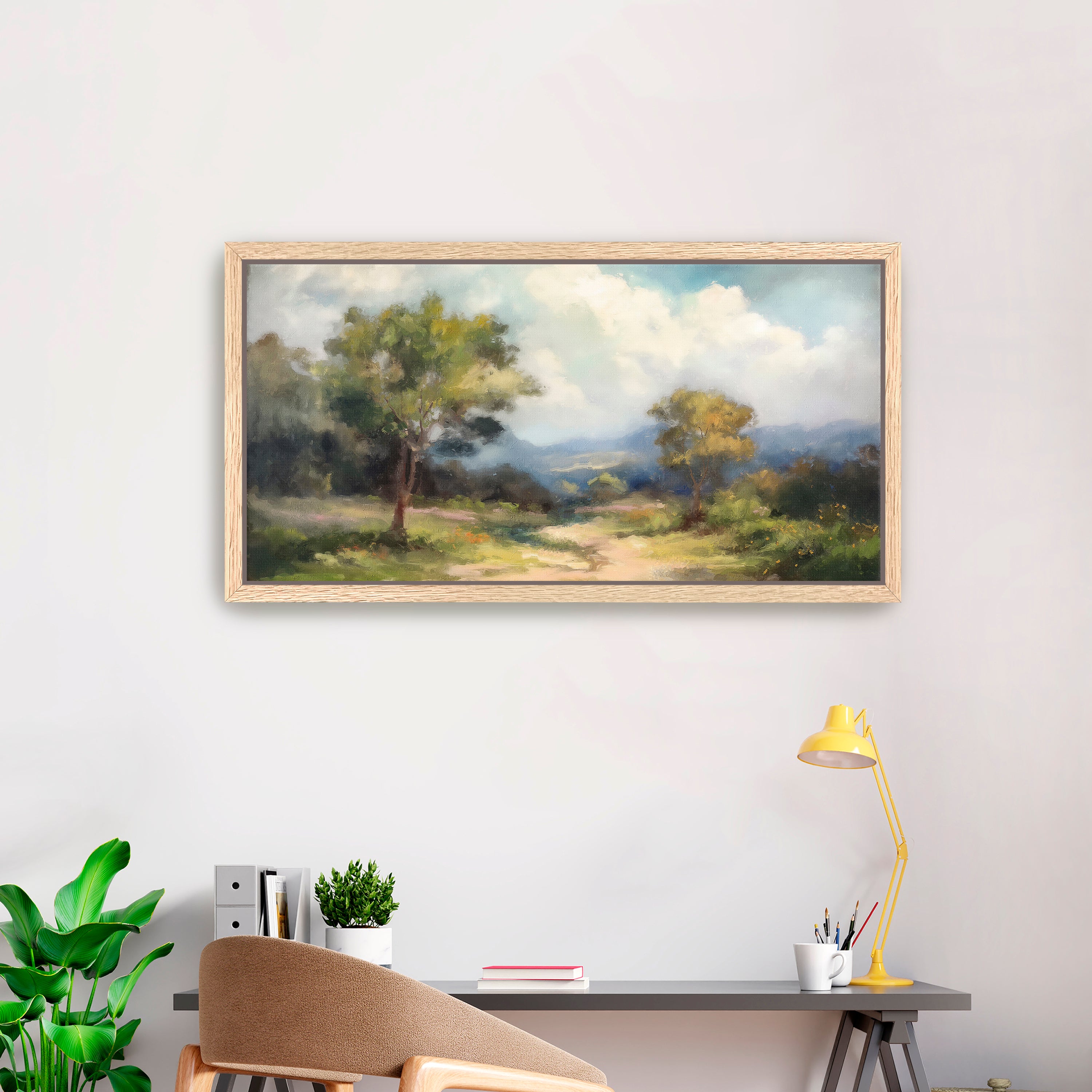 A Scenic View Canvas Giclee
