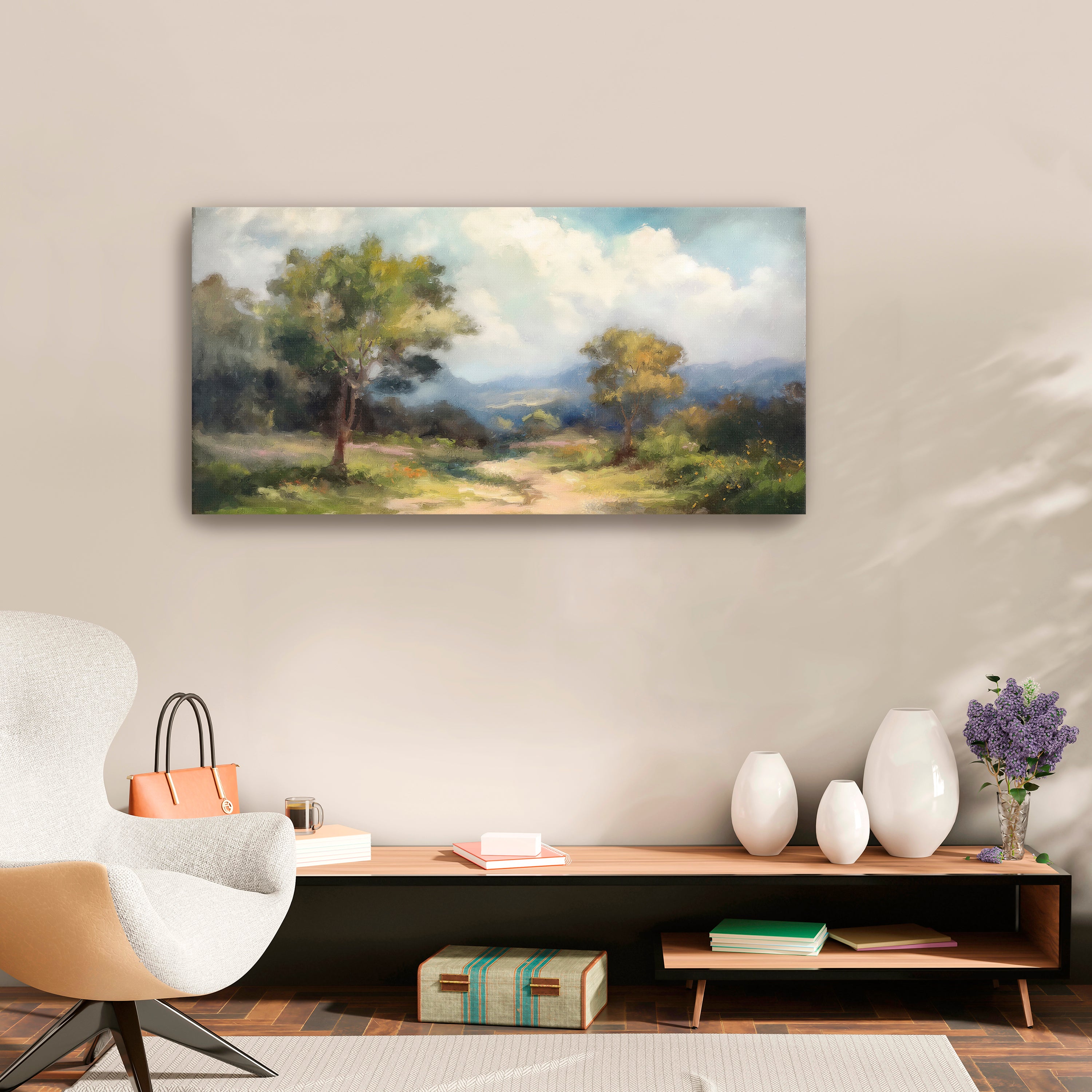 A Scenic View Canvas Giclee