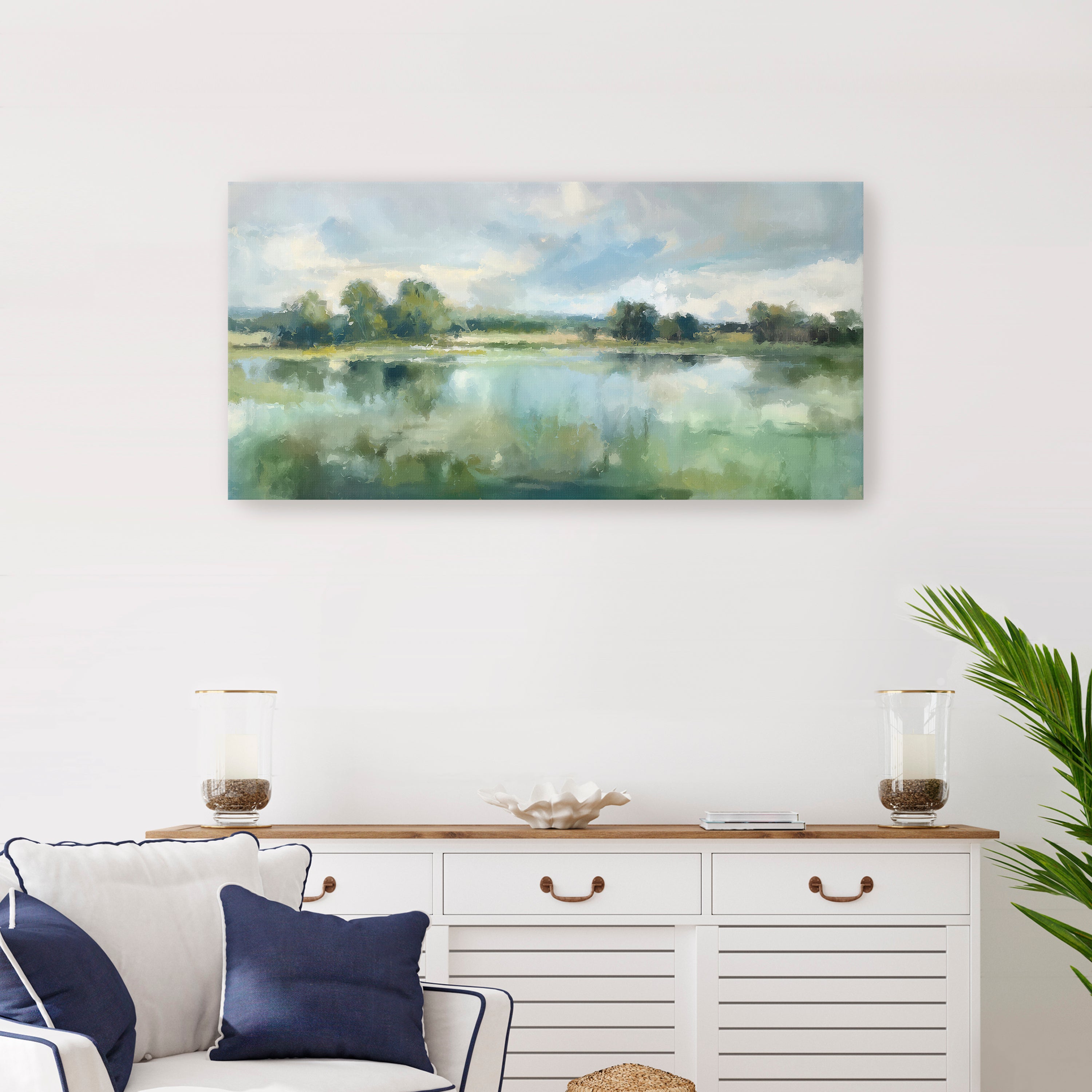 Lake Of The Meadows Canvas Giclee