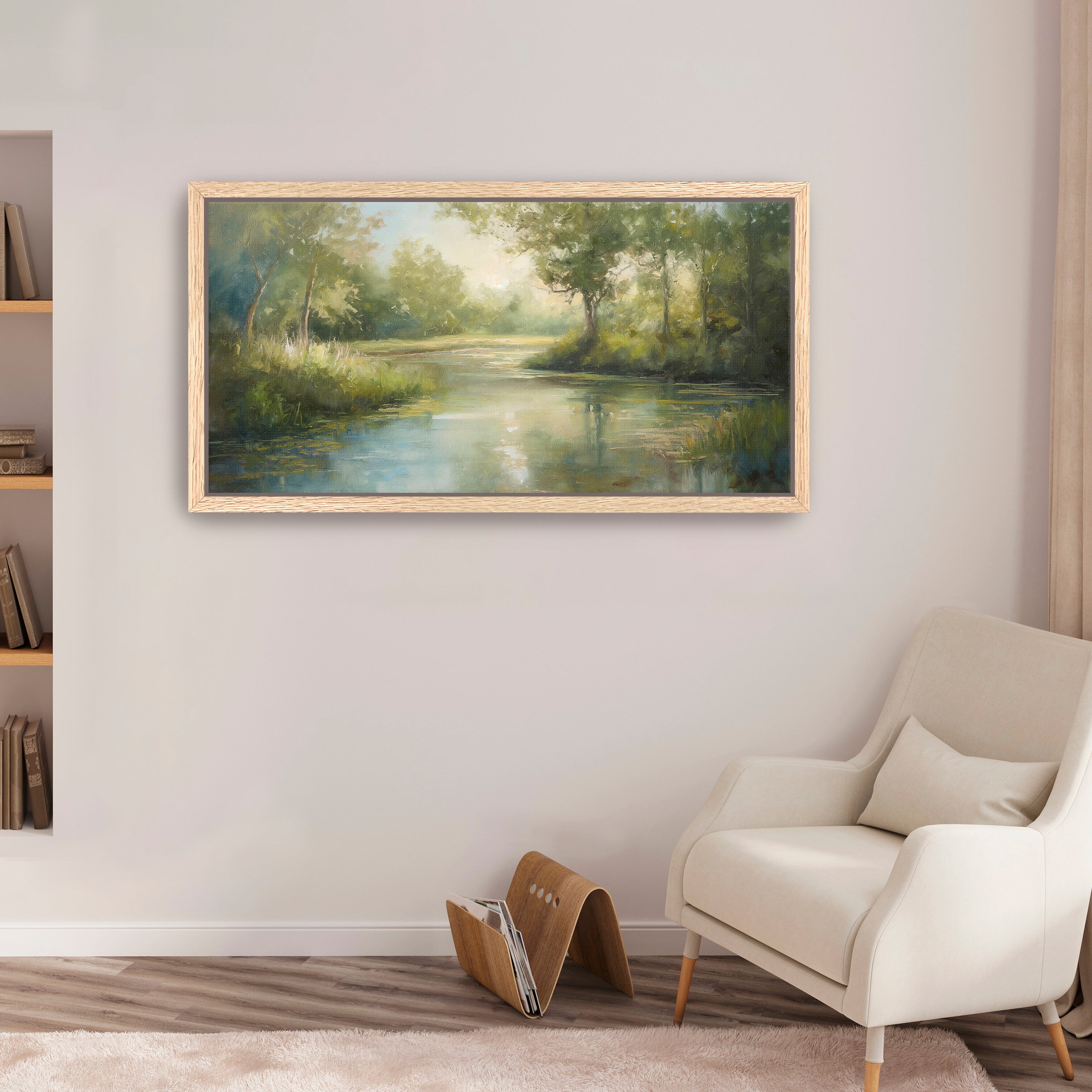 Peaceful Currents Canvas Giclee