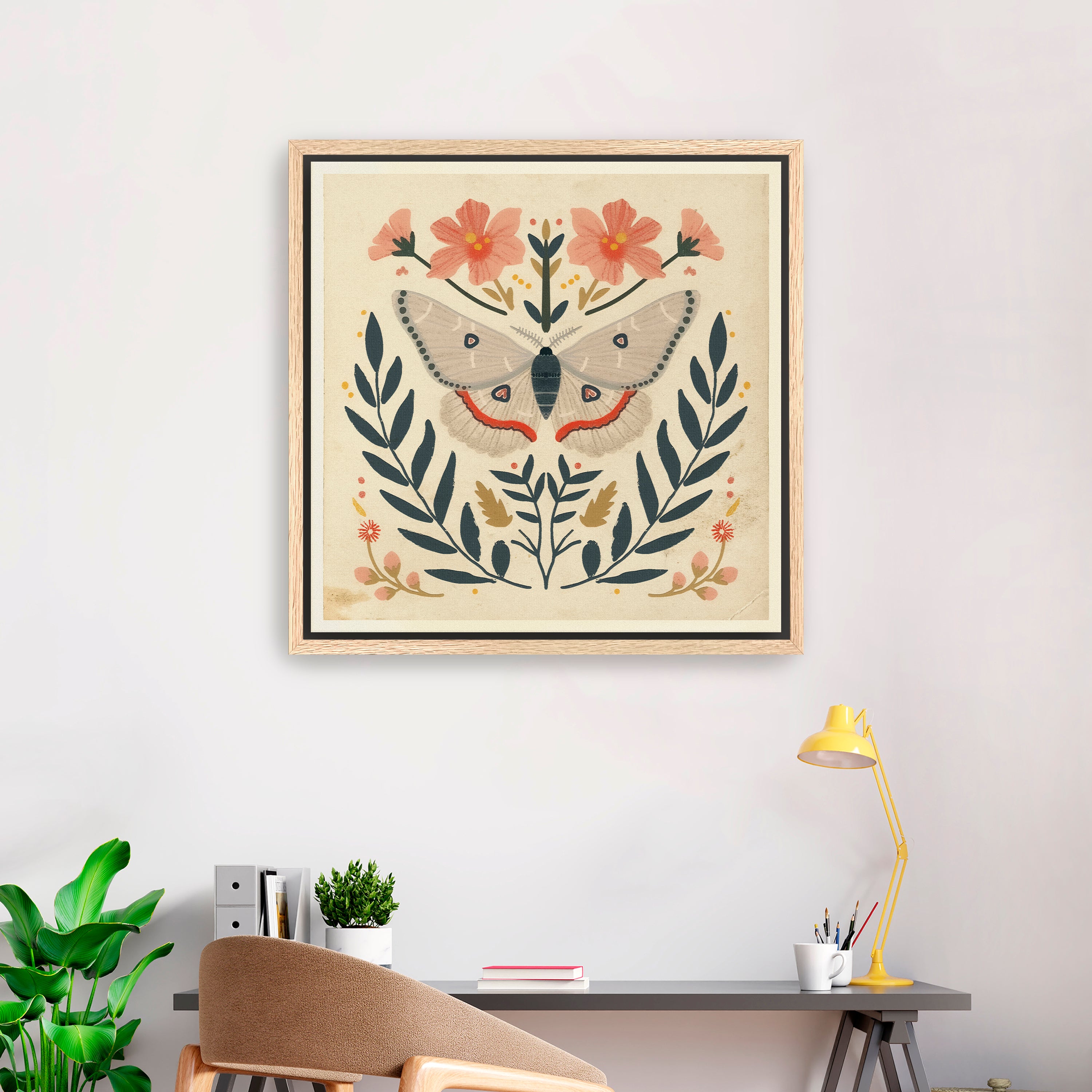 Moth Canvas Giclee