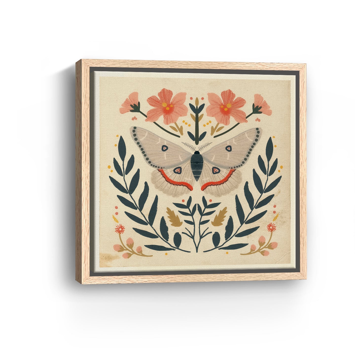 Moth Canvas Giclee
