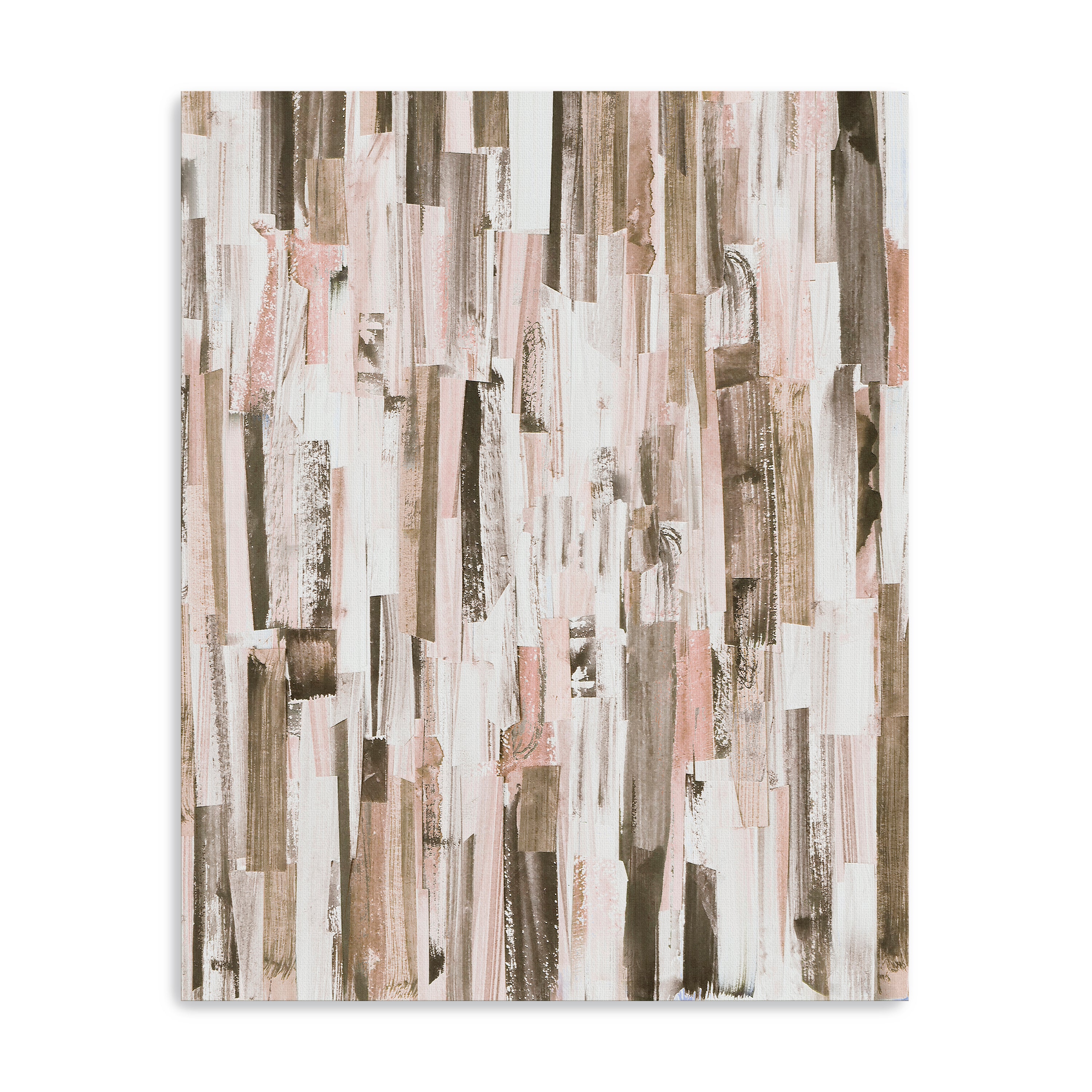 Parallel Brown Canvas Giclee