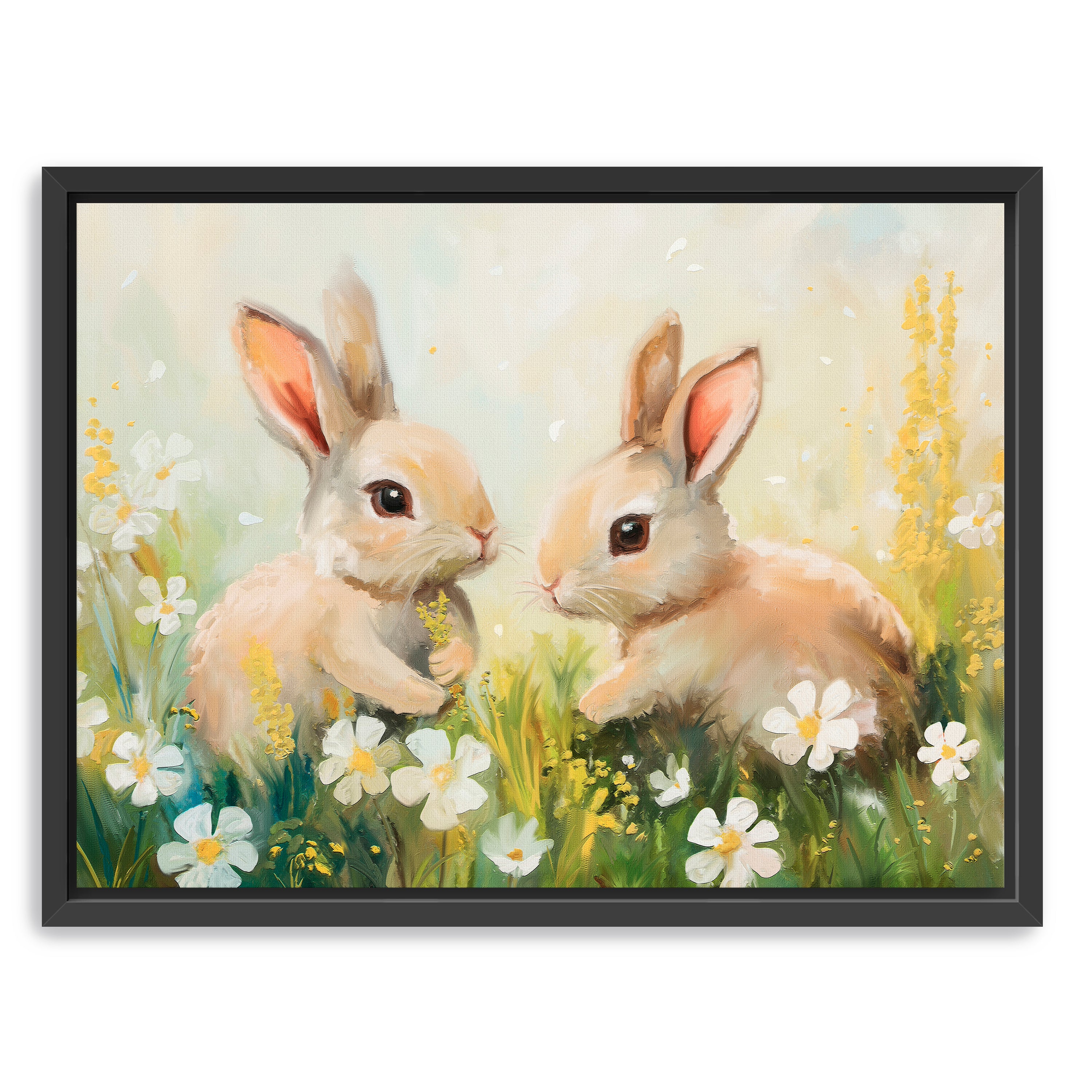 Spring Flower Fields Canvas Giclee