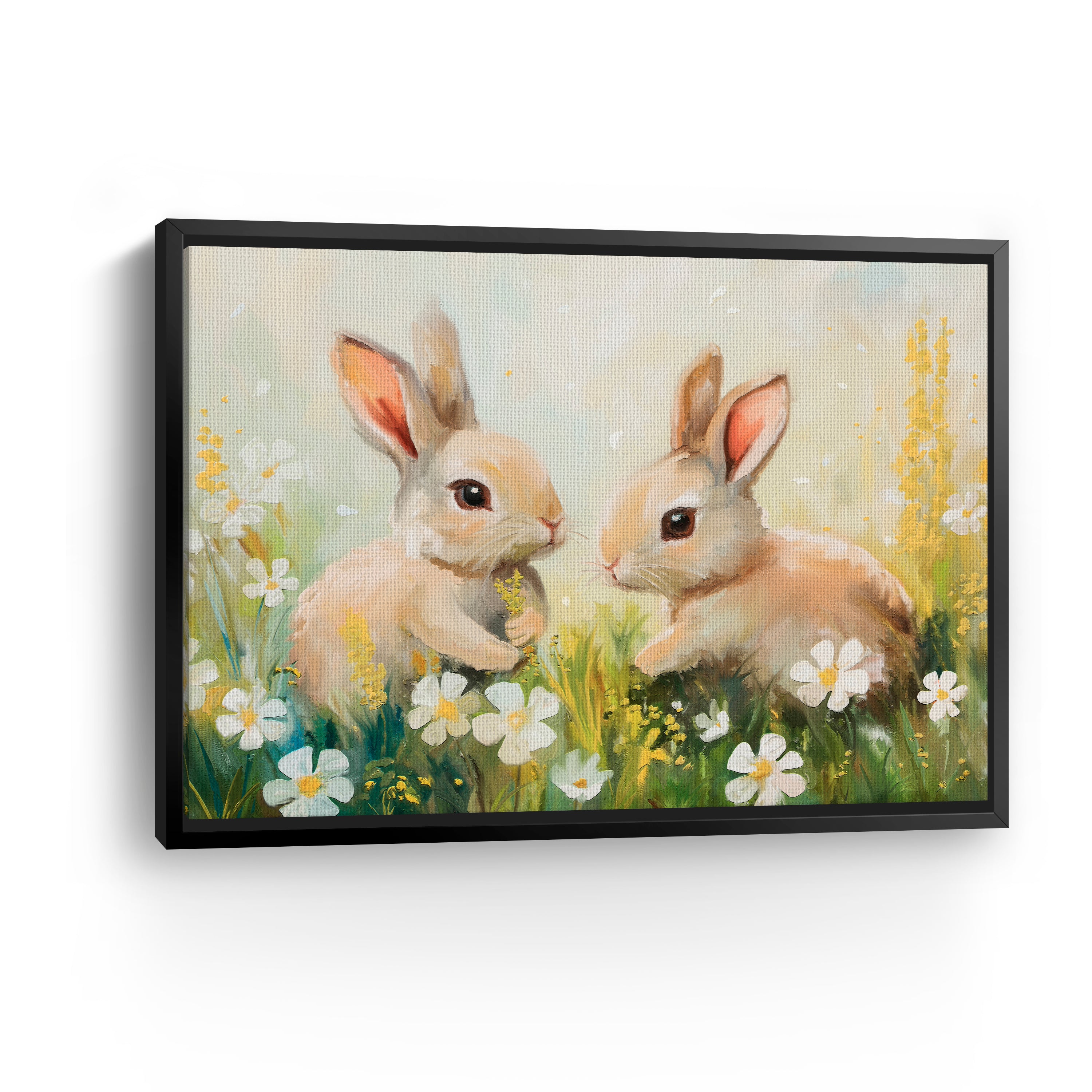 Spring Flower Fields Canvas Giclee