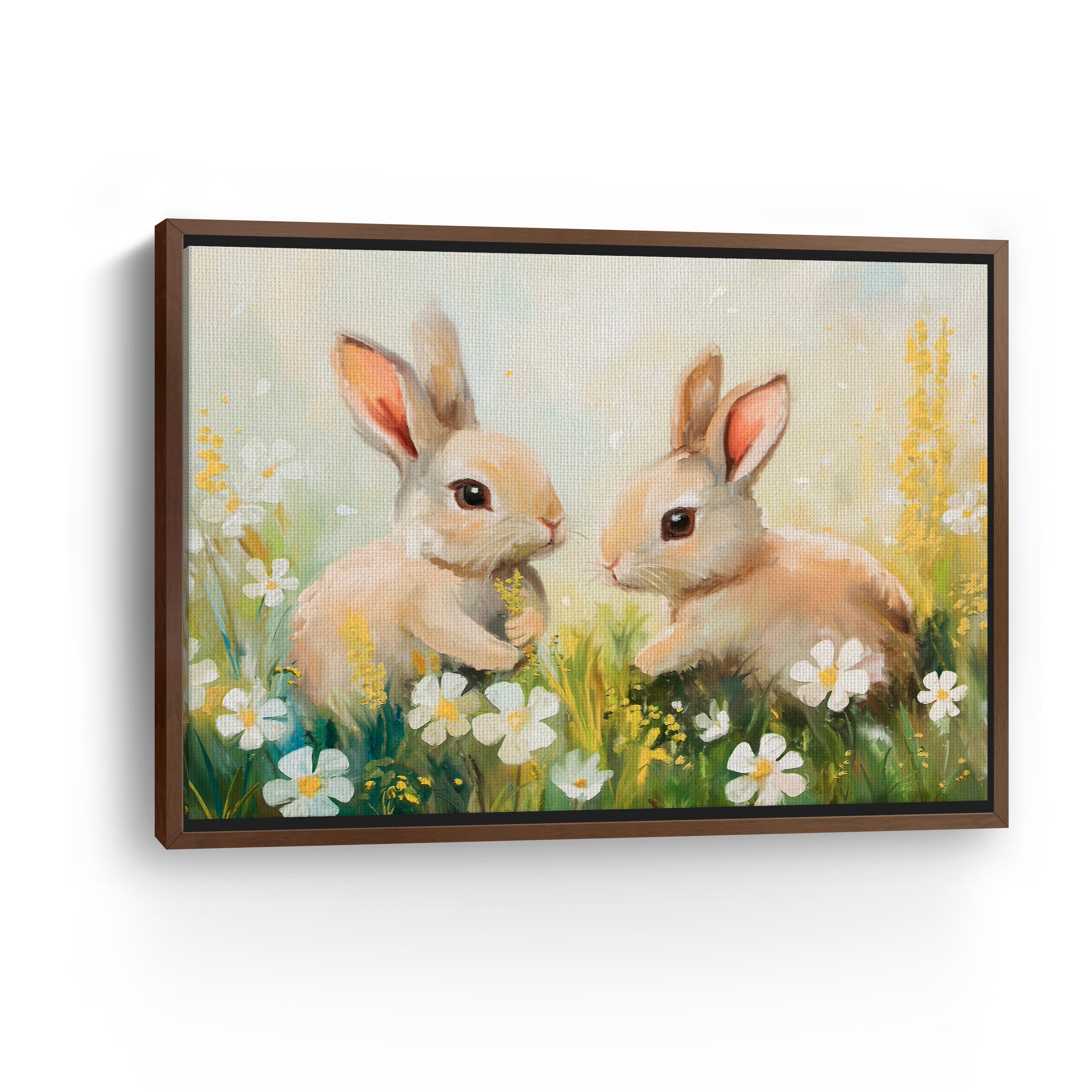 Spring Flower Fields Canvas Giclee