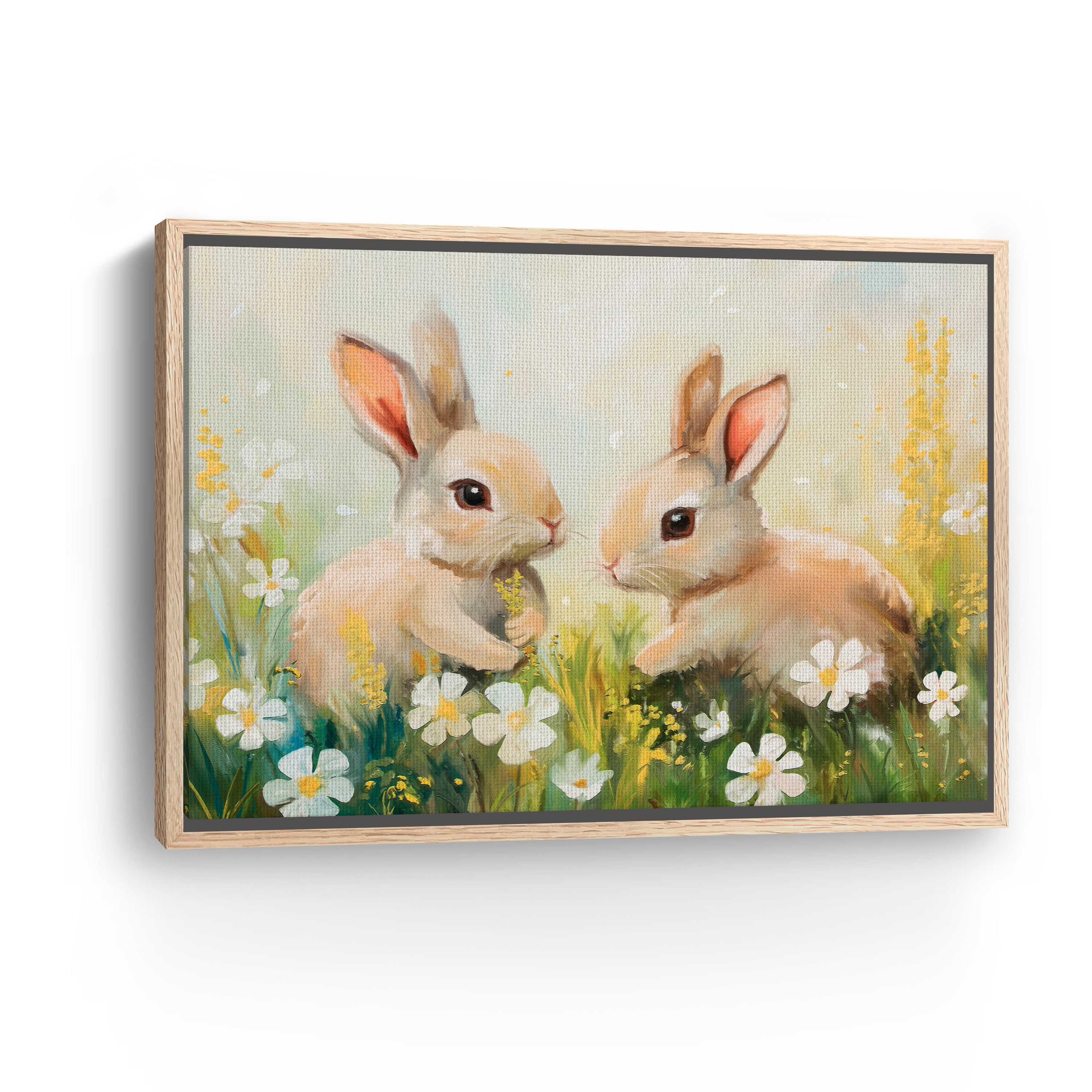 Spring Flower Fields Canvas Giclee
