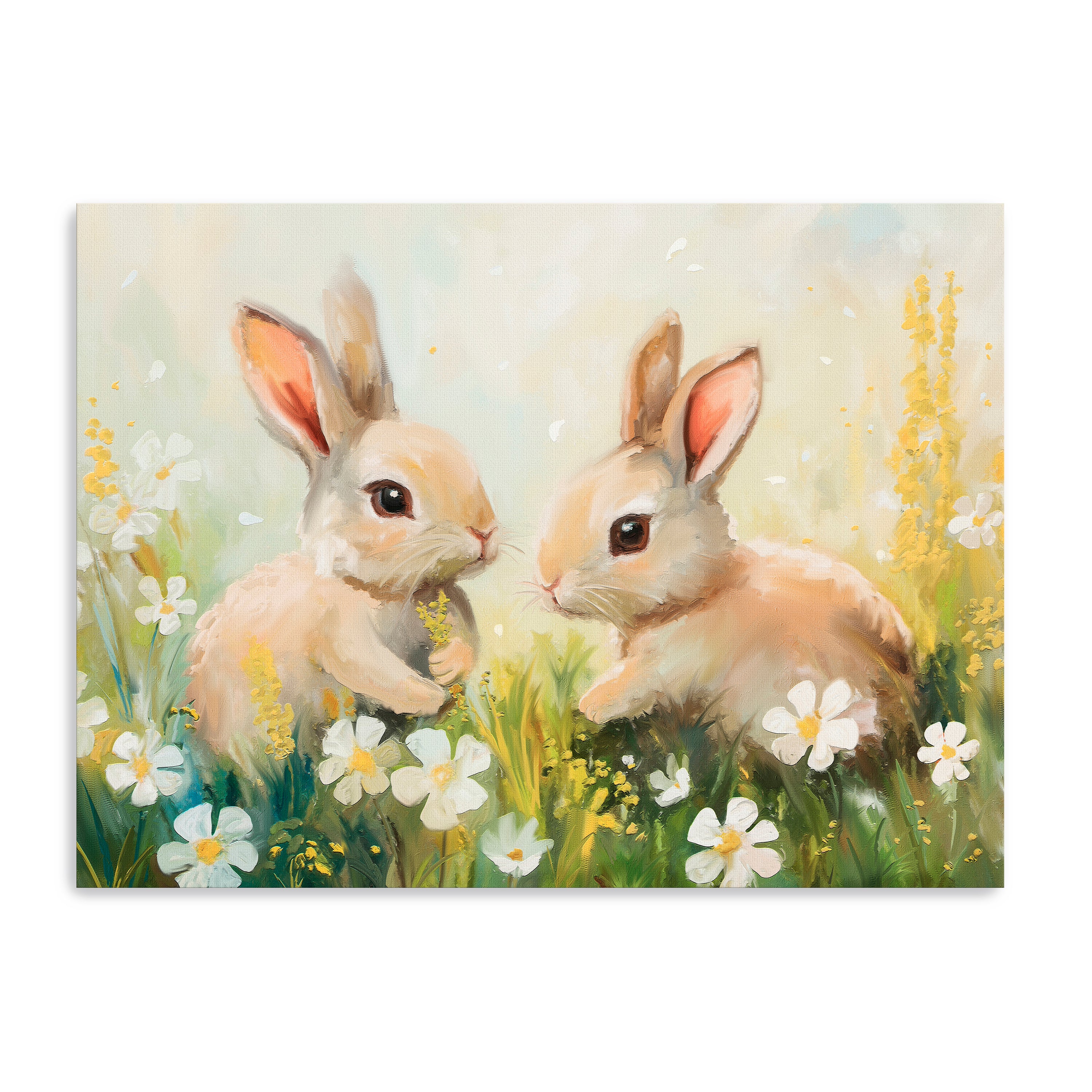 Spring Flower Fields Canvas Giclee
