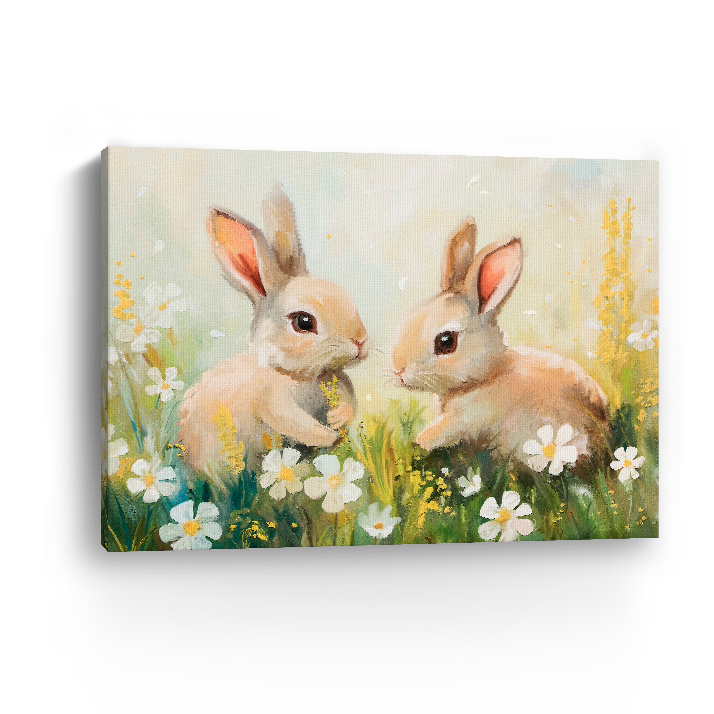 Spring Flower Fields Canvas Giclee