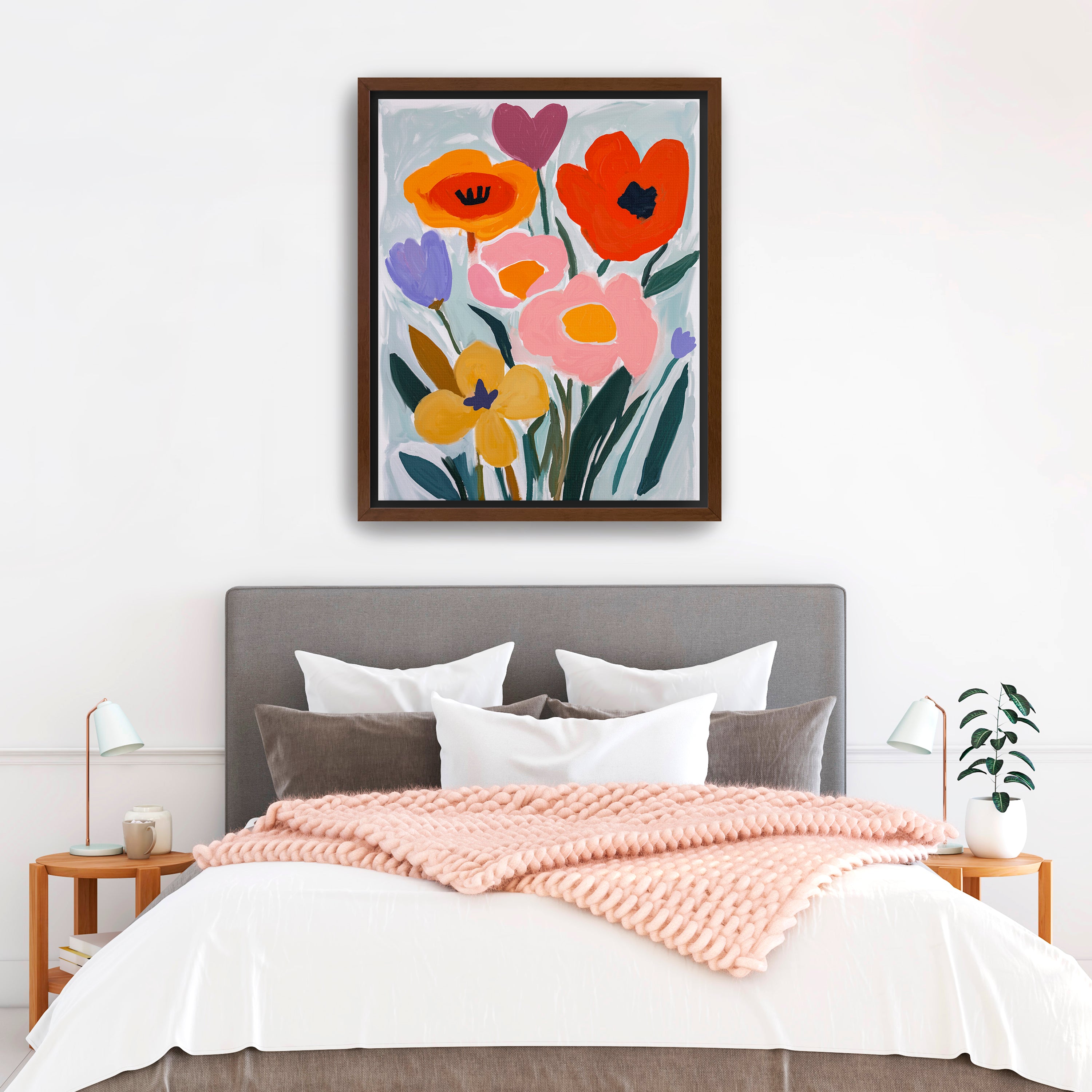 Handful of Beauties Canvas Giclee