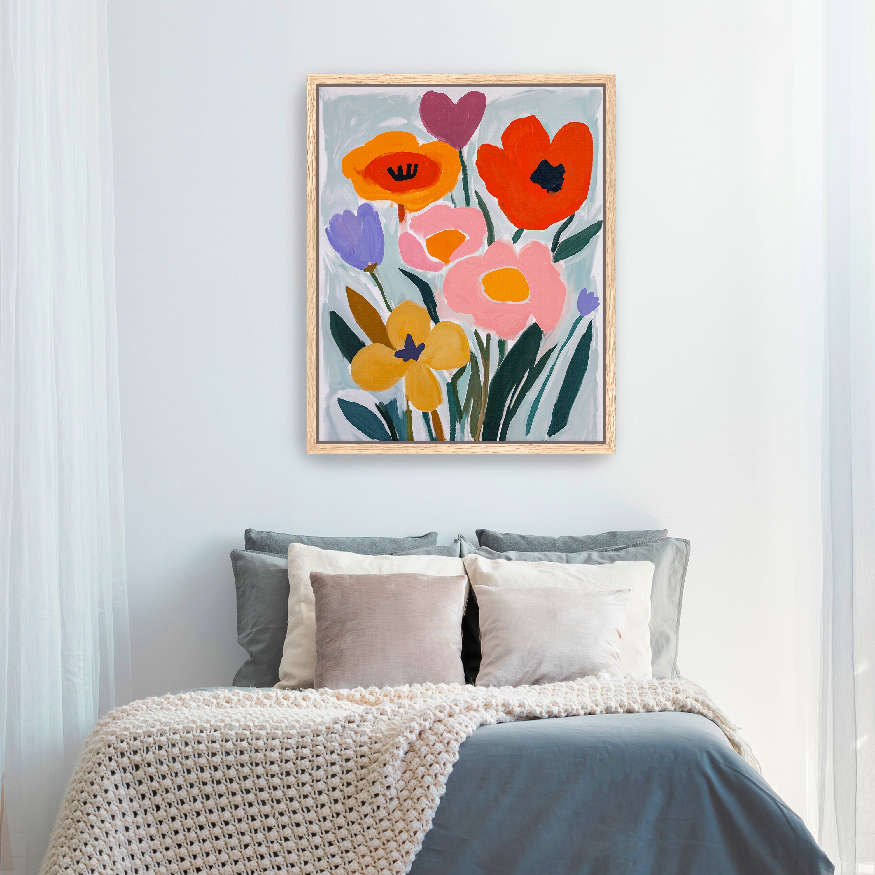 Handful of Beauties Canvas Giclee