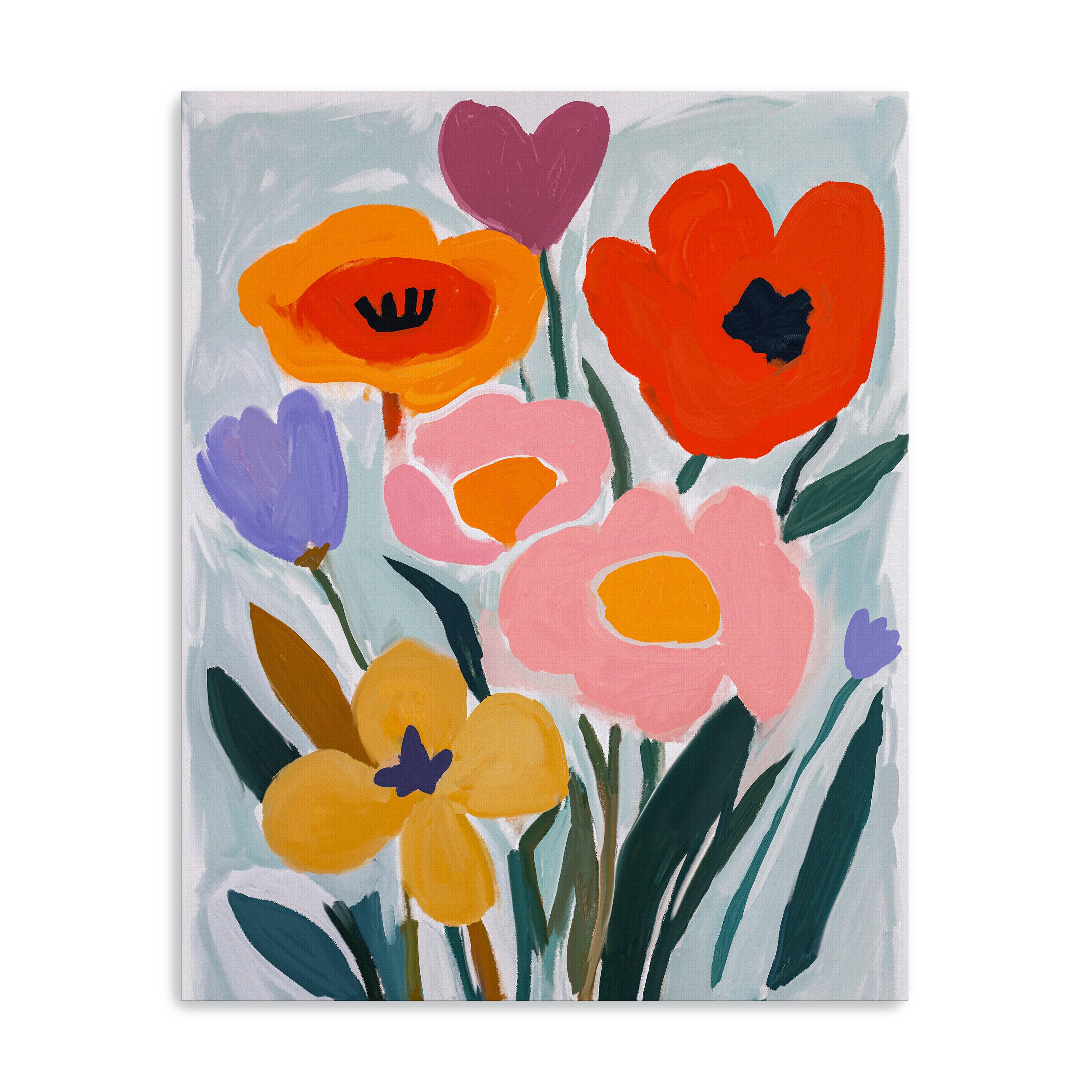 Handful of Beauties Canvas Giclee