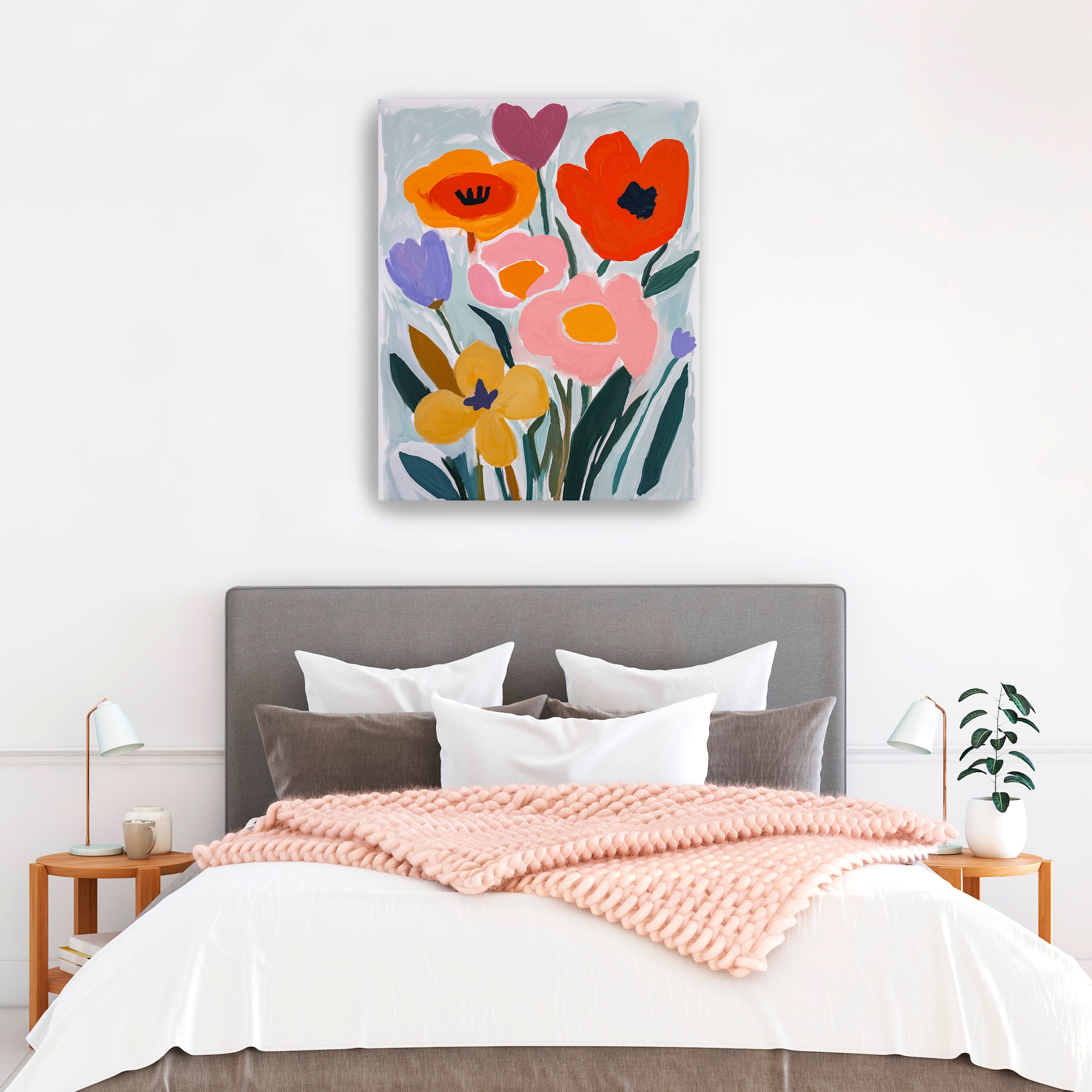 Handful of Beauties Canvas Giclee