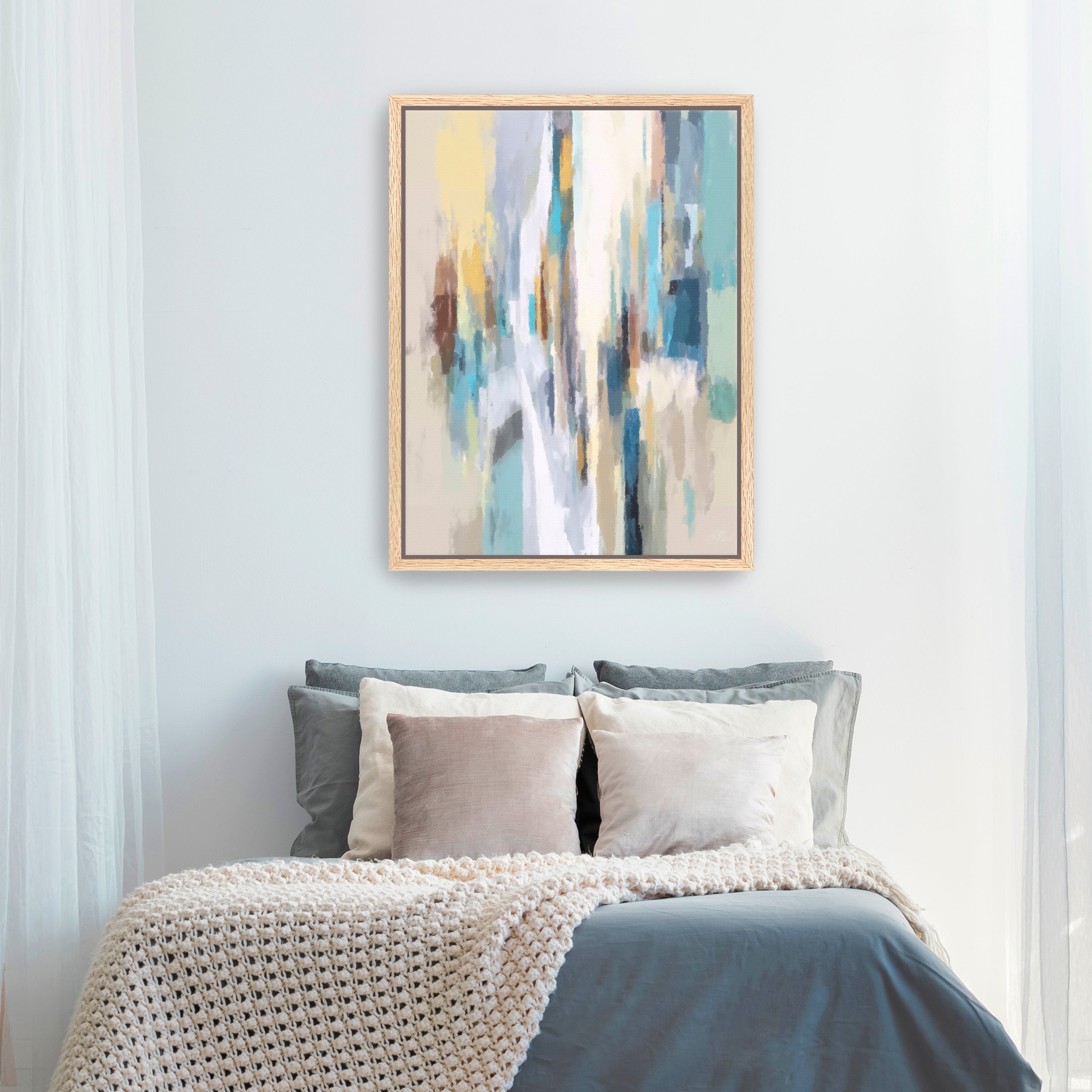 Ephemeral Bloom Canvas Giclee Wall Art