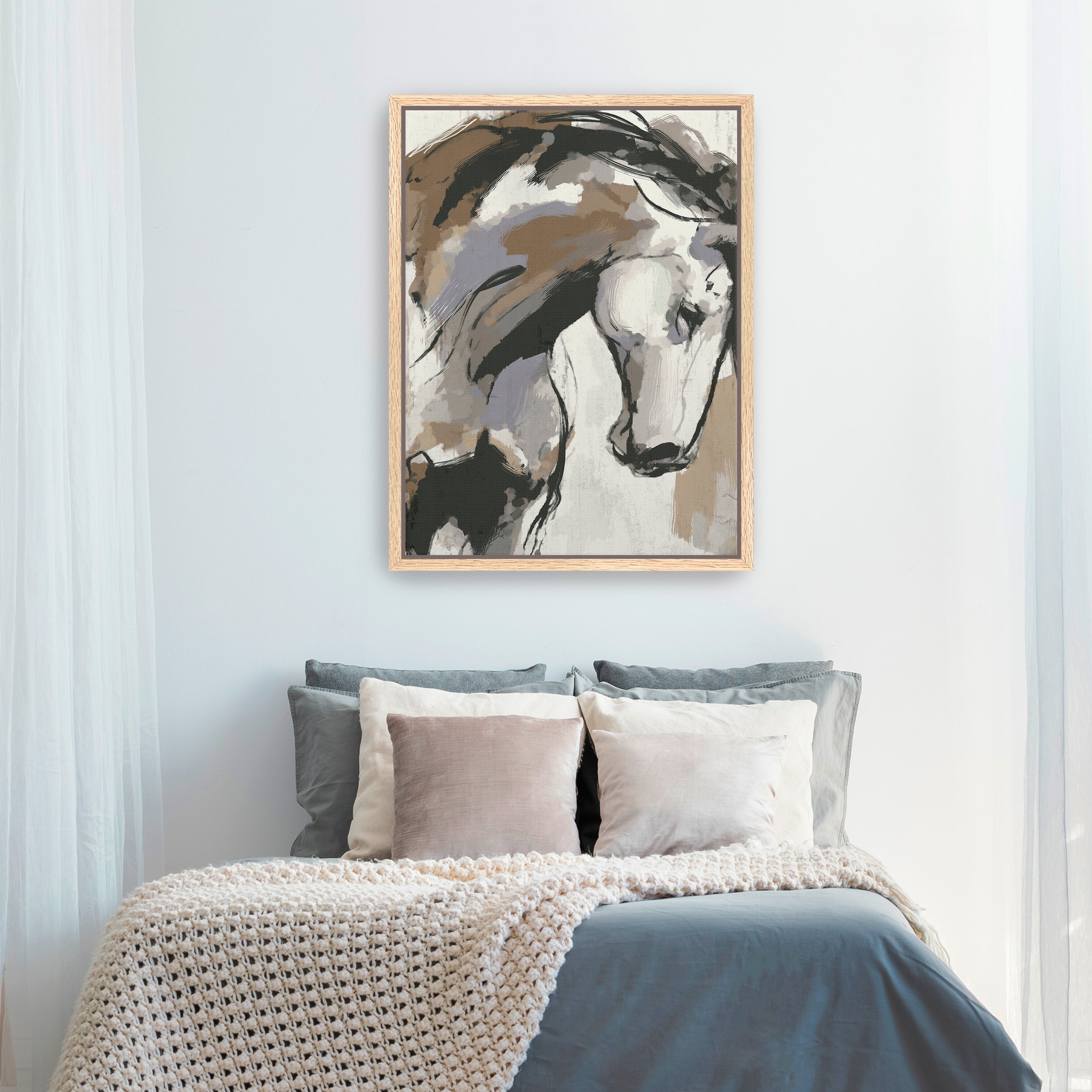 The Stallion Canvas Giclee