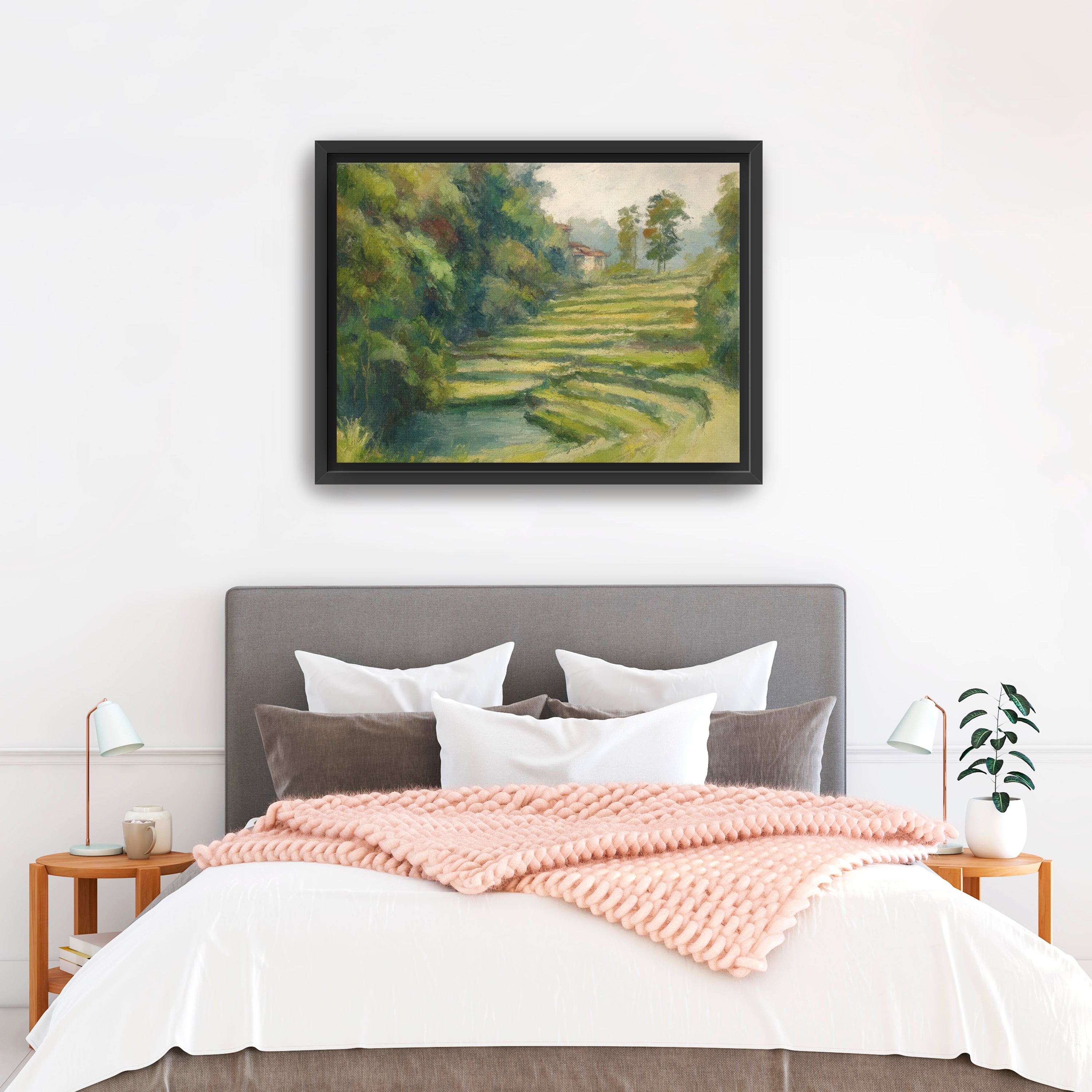 Rice Terraces Canvas Giclee
