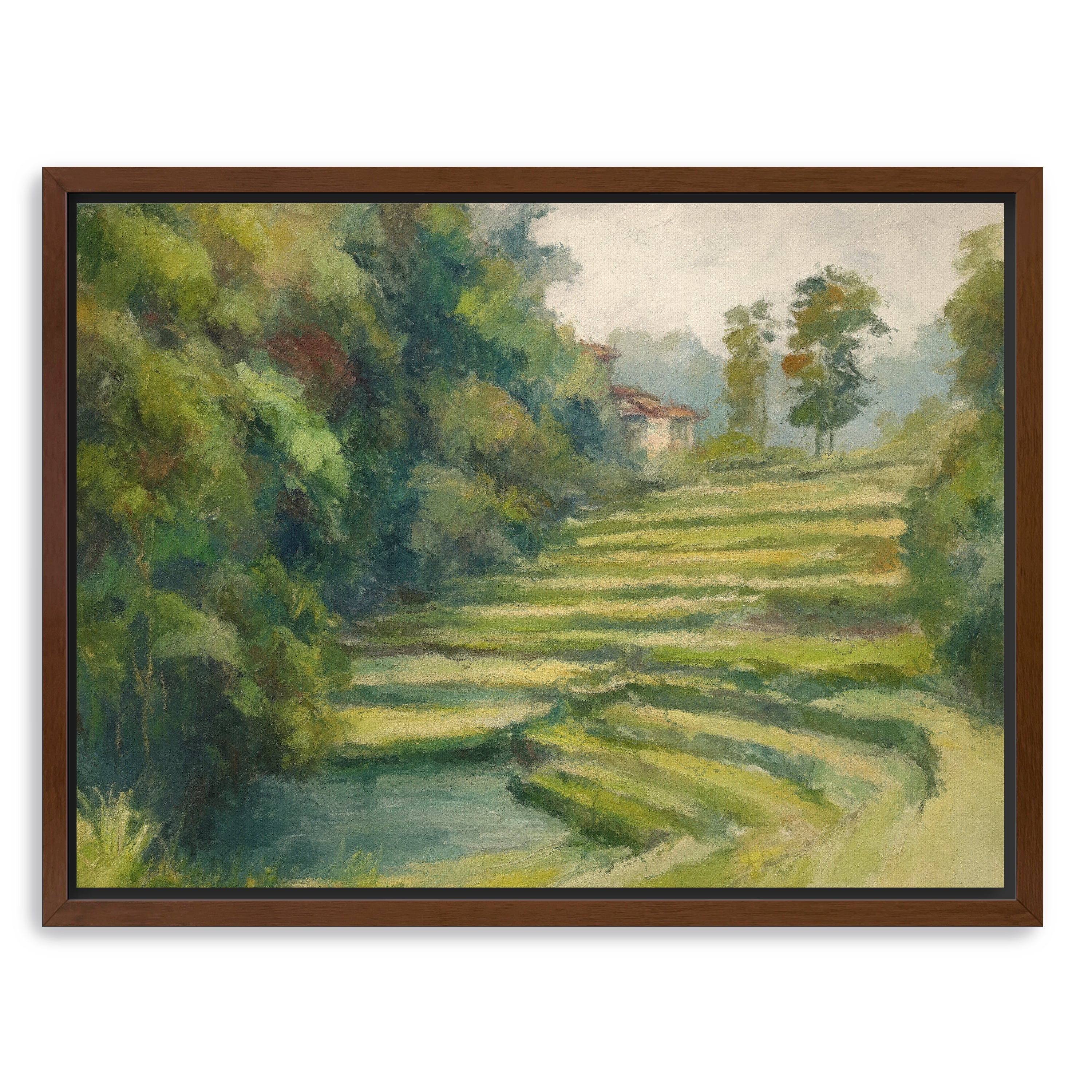 Rice Terraces Canvas Giclee