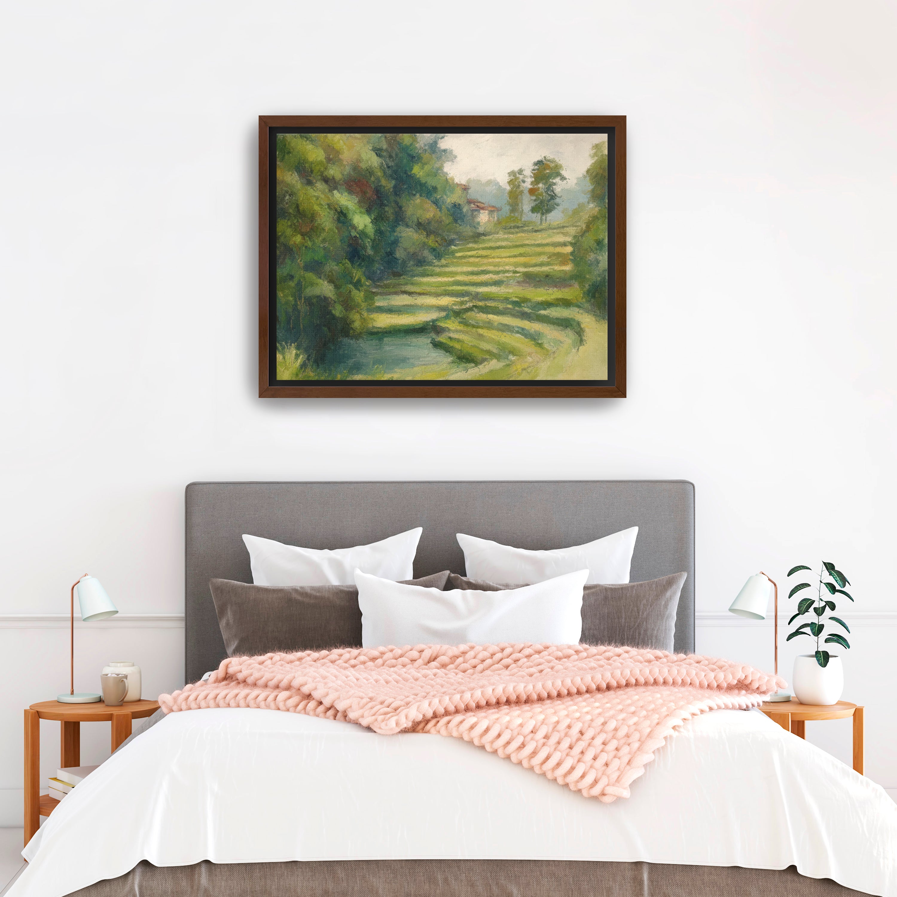 Rice Terraces Canvas Giclee