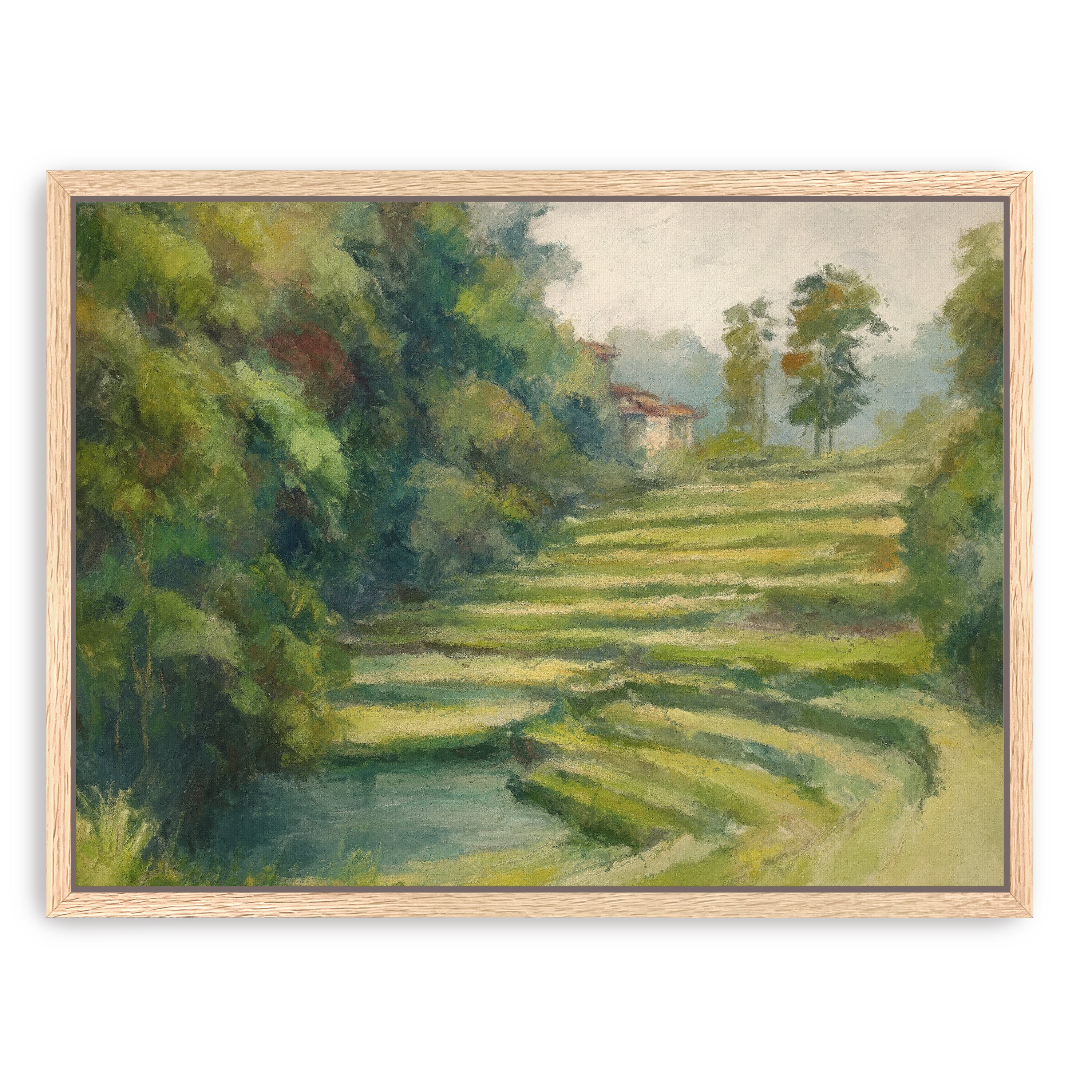Rice Terraces Canvas Giclee