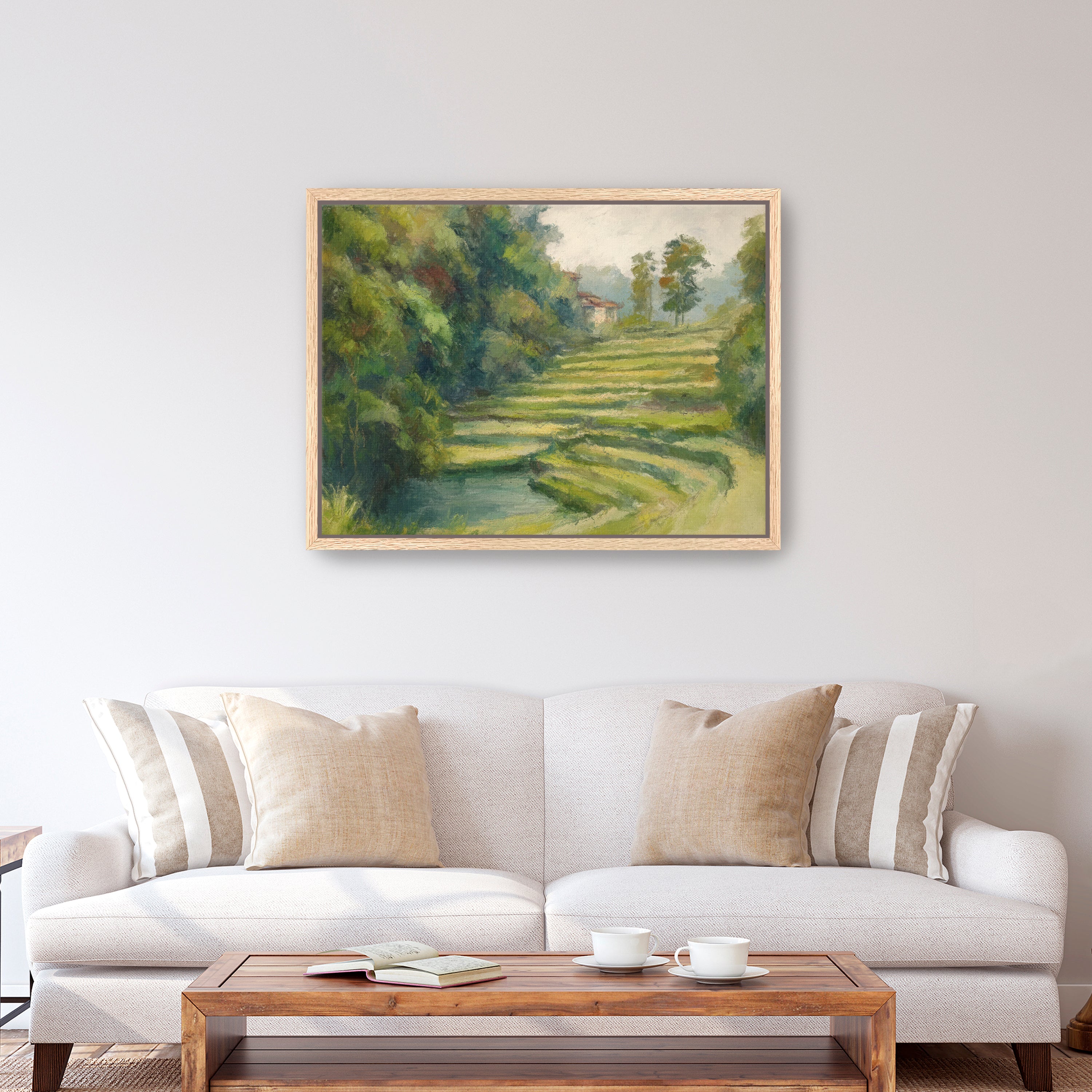 Rice Terraces Canvas Giclee