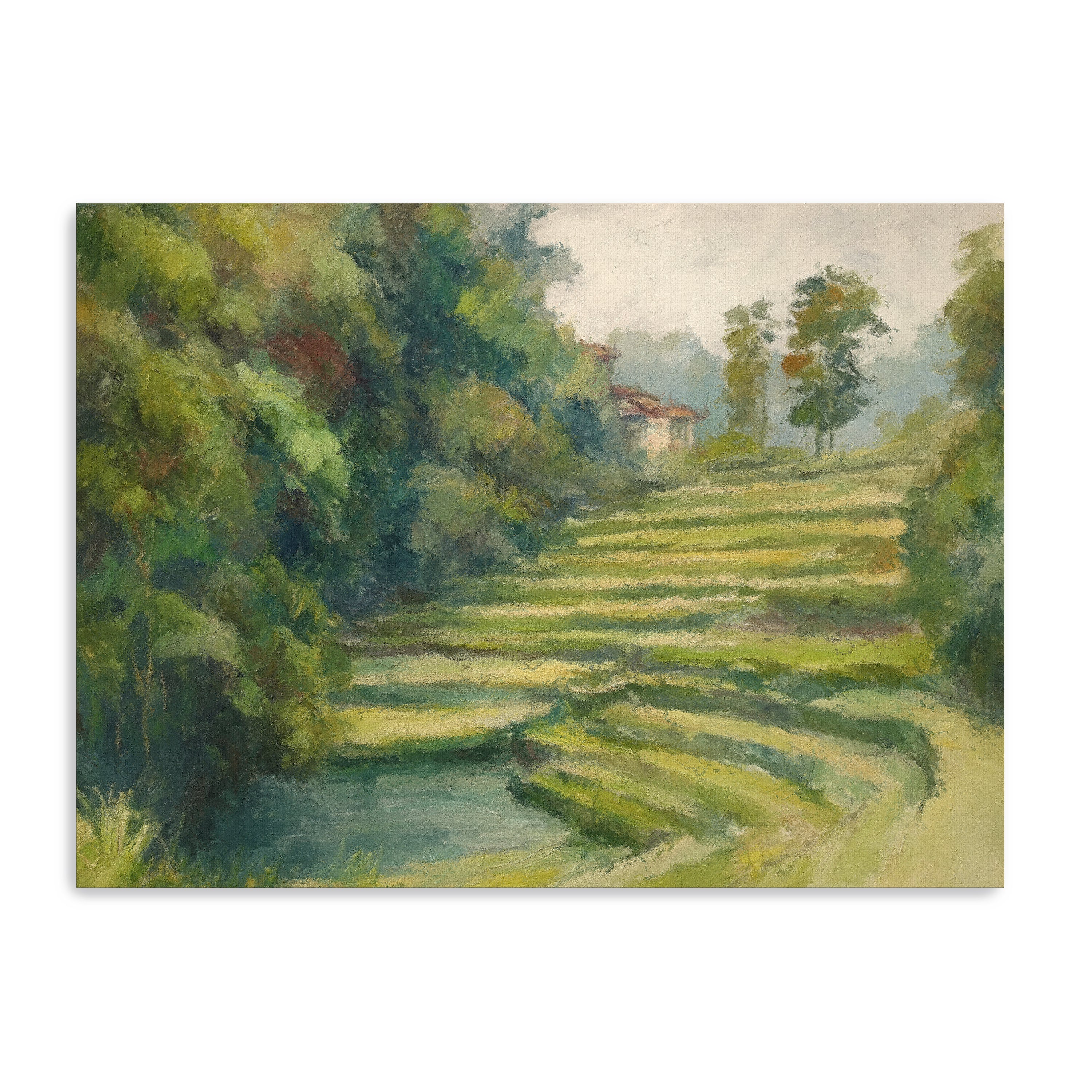 Rice Terraces Canvas Giclee