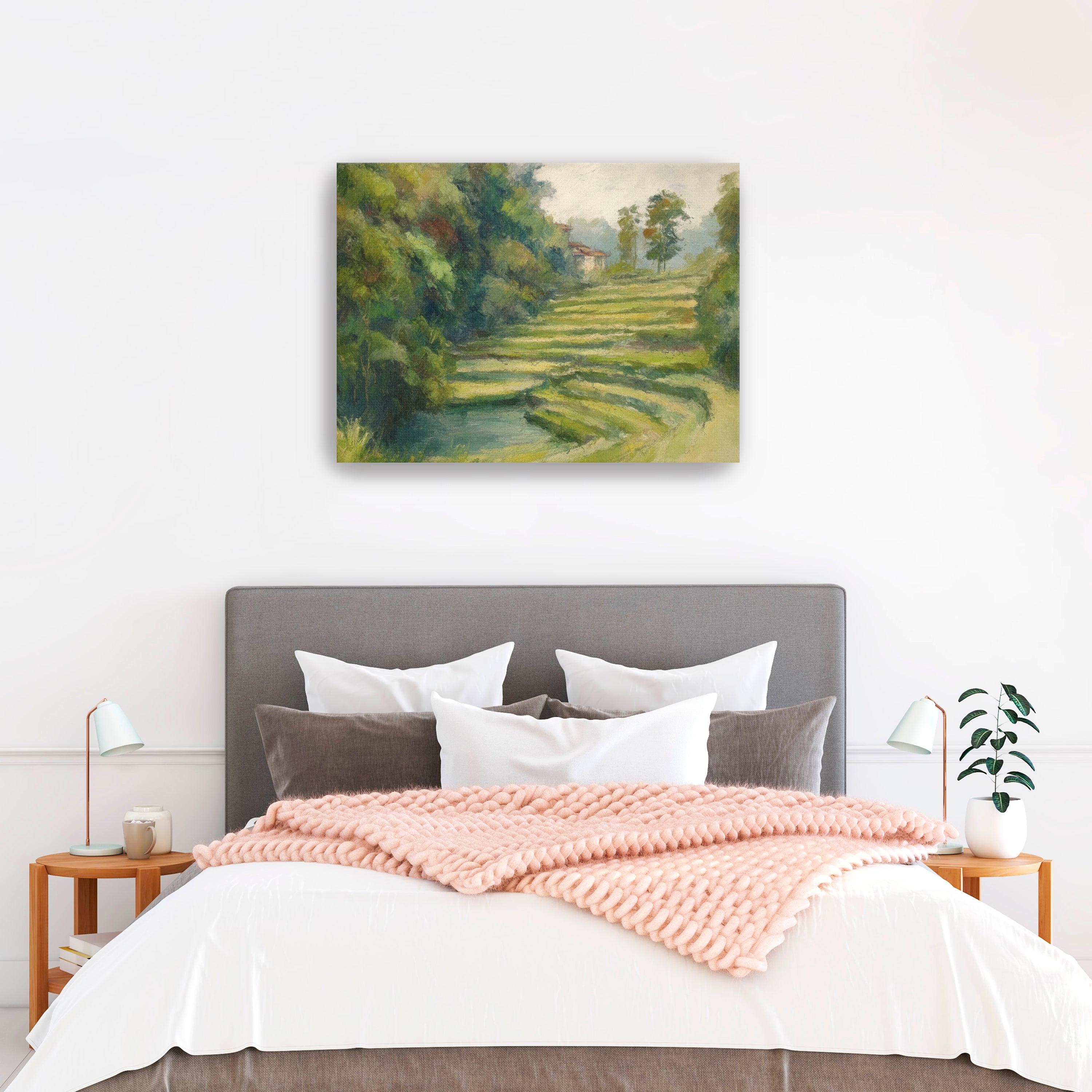 Rice Terraces Canvas Giclee