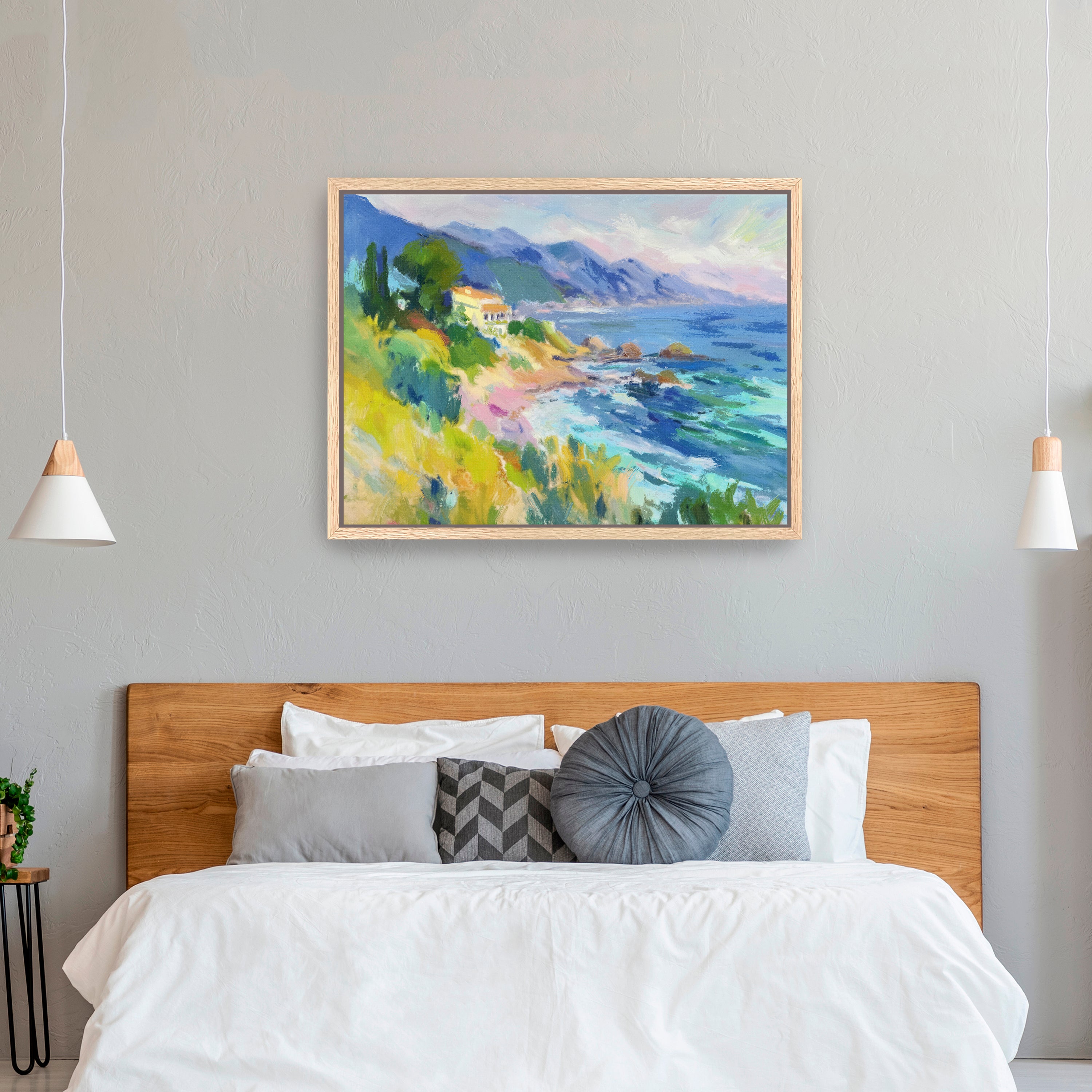 Vibrant Summer Day Canvas Giclee