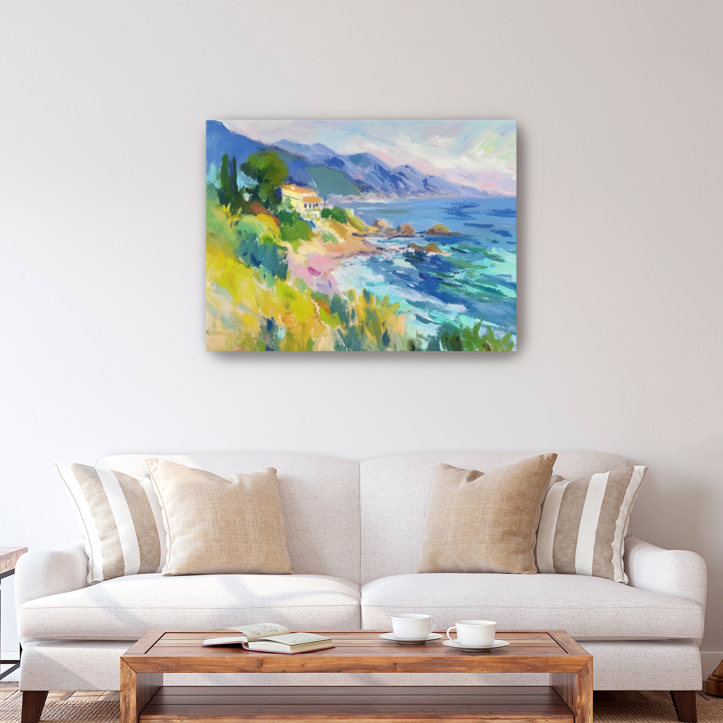 Vibrant Summer Day Canvas Giclee