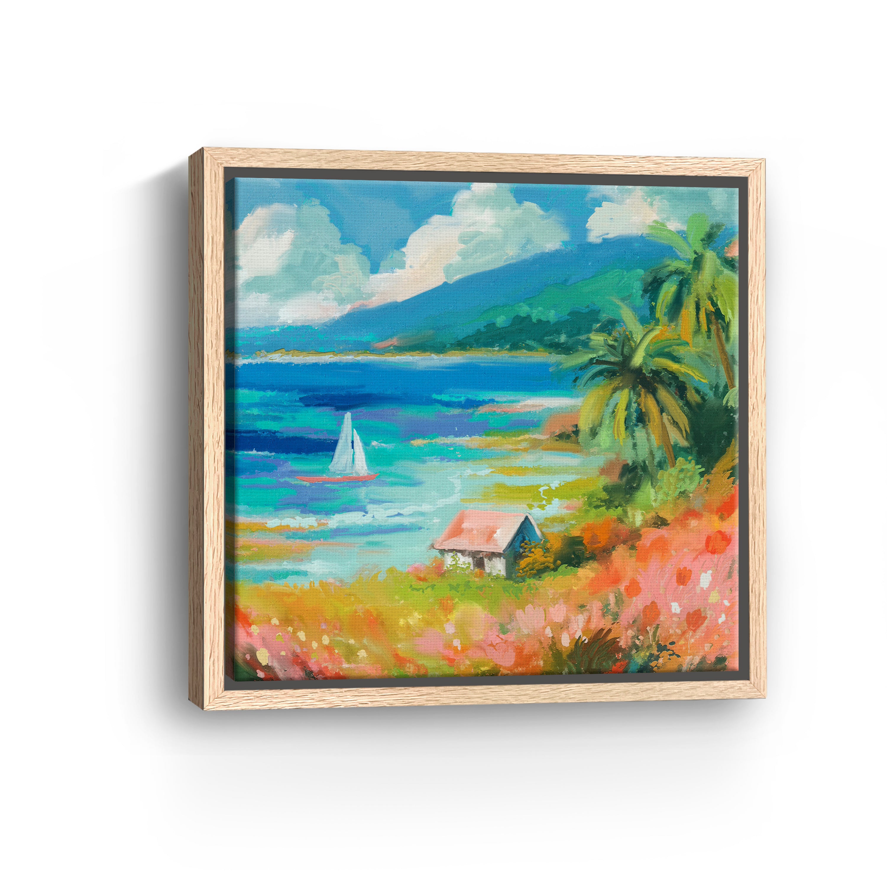 Beach House Canvas Giclee