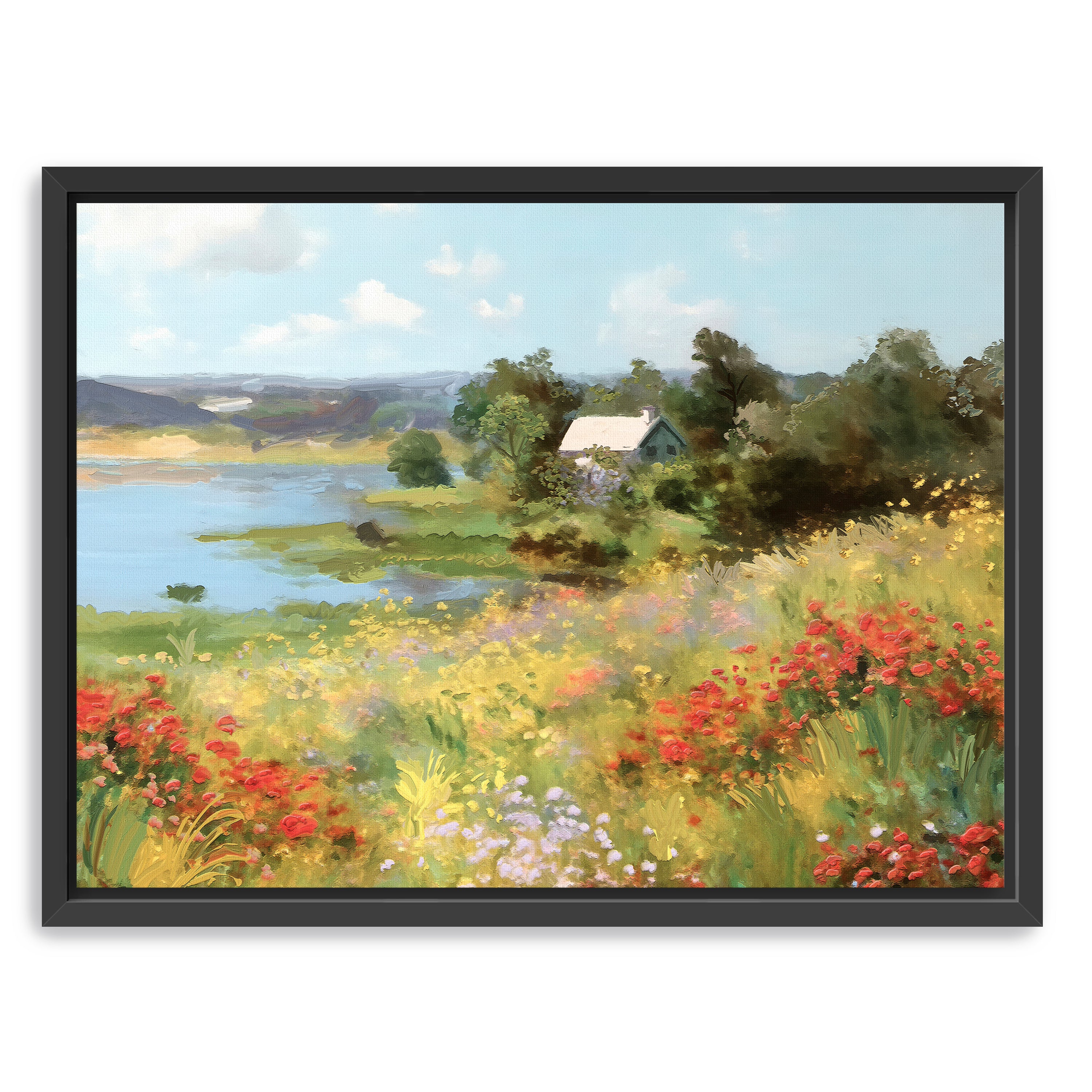 Solitude Lake Canvas Giclee