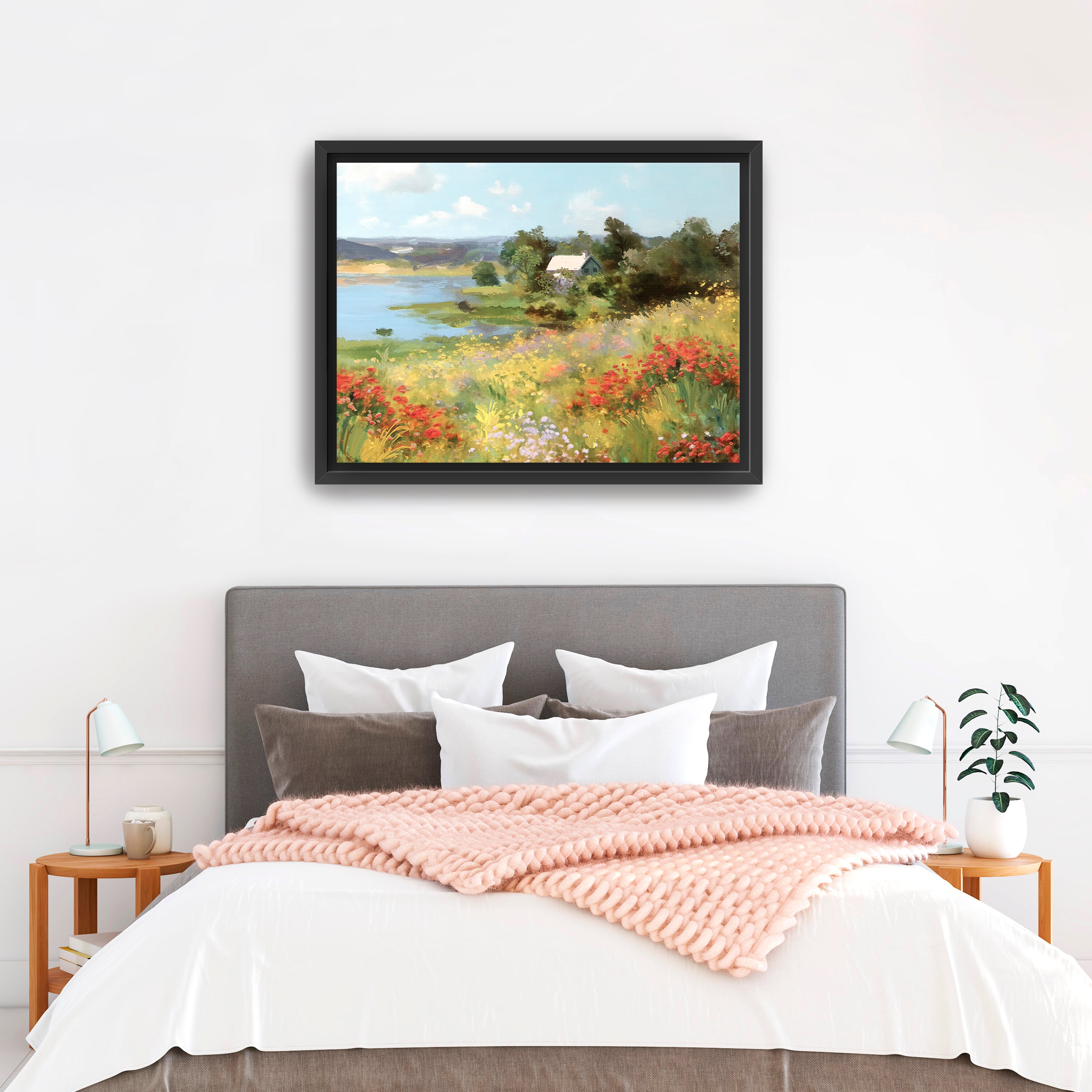Solitude Lake Canvas Giclee