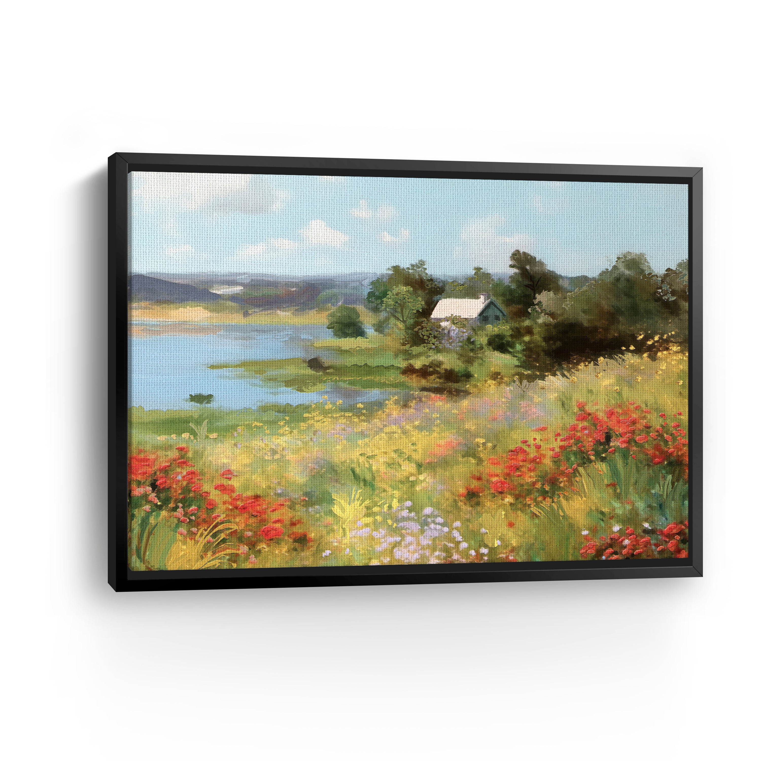 Solitude Lake Canvas Giclee