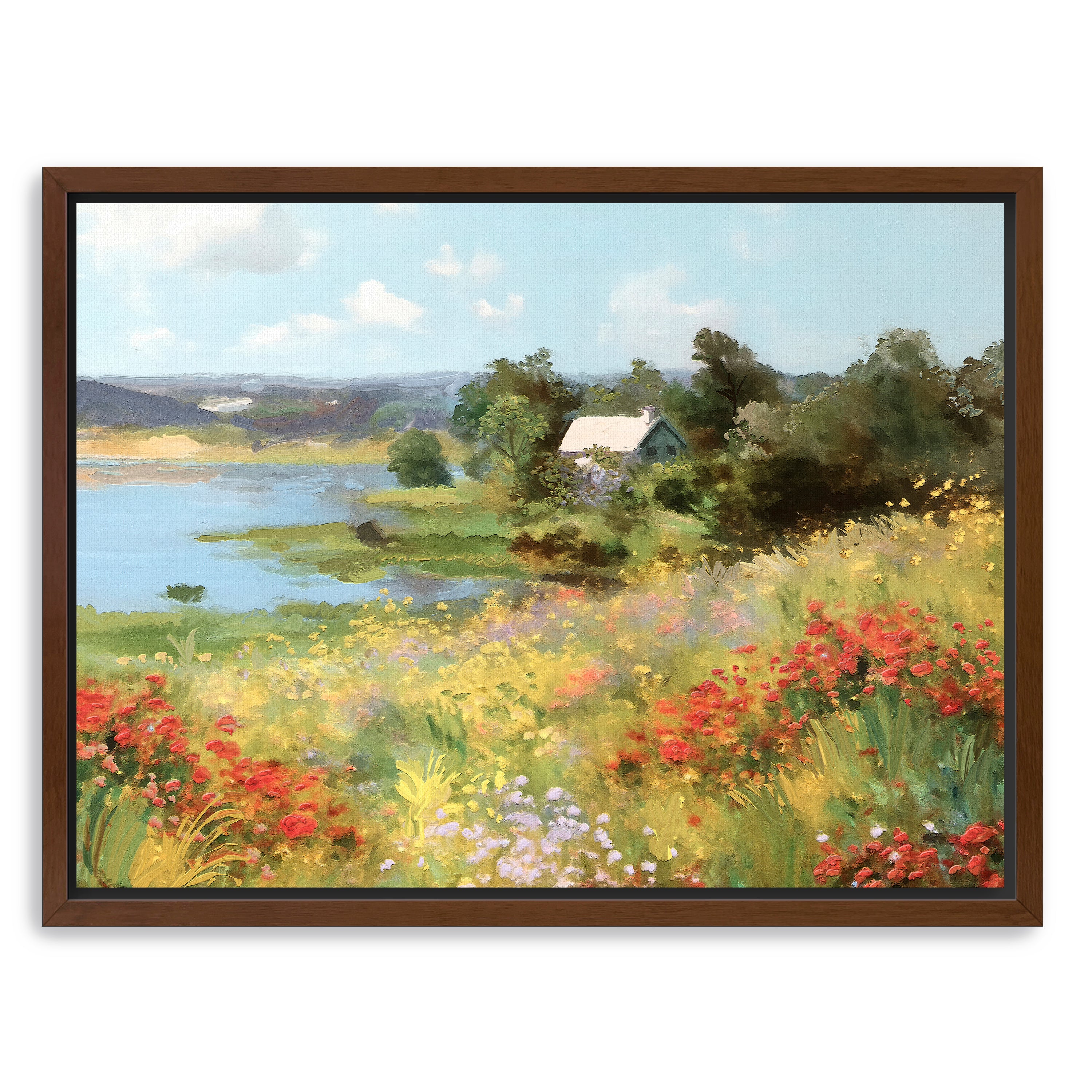 Solitude Lake Canvas Giclee
