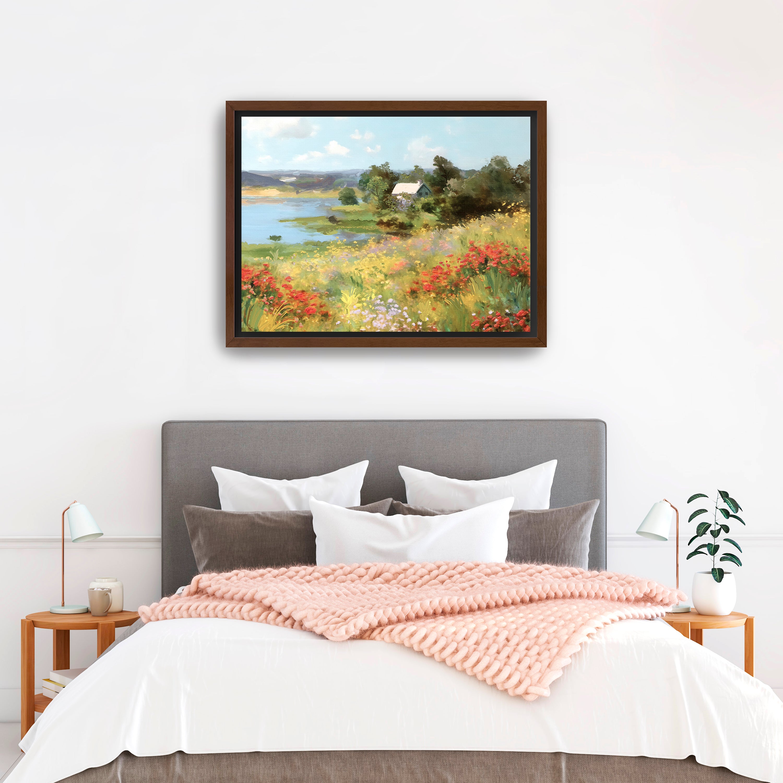 Solitude Lake Canvas Giclee