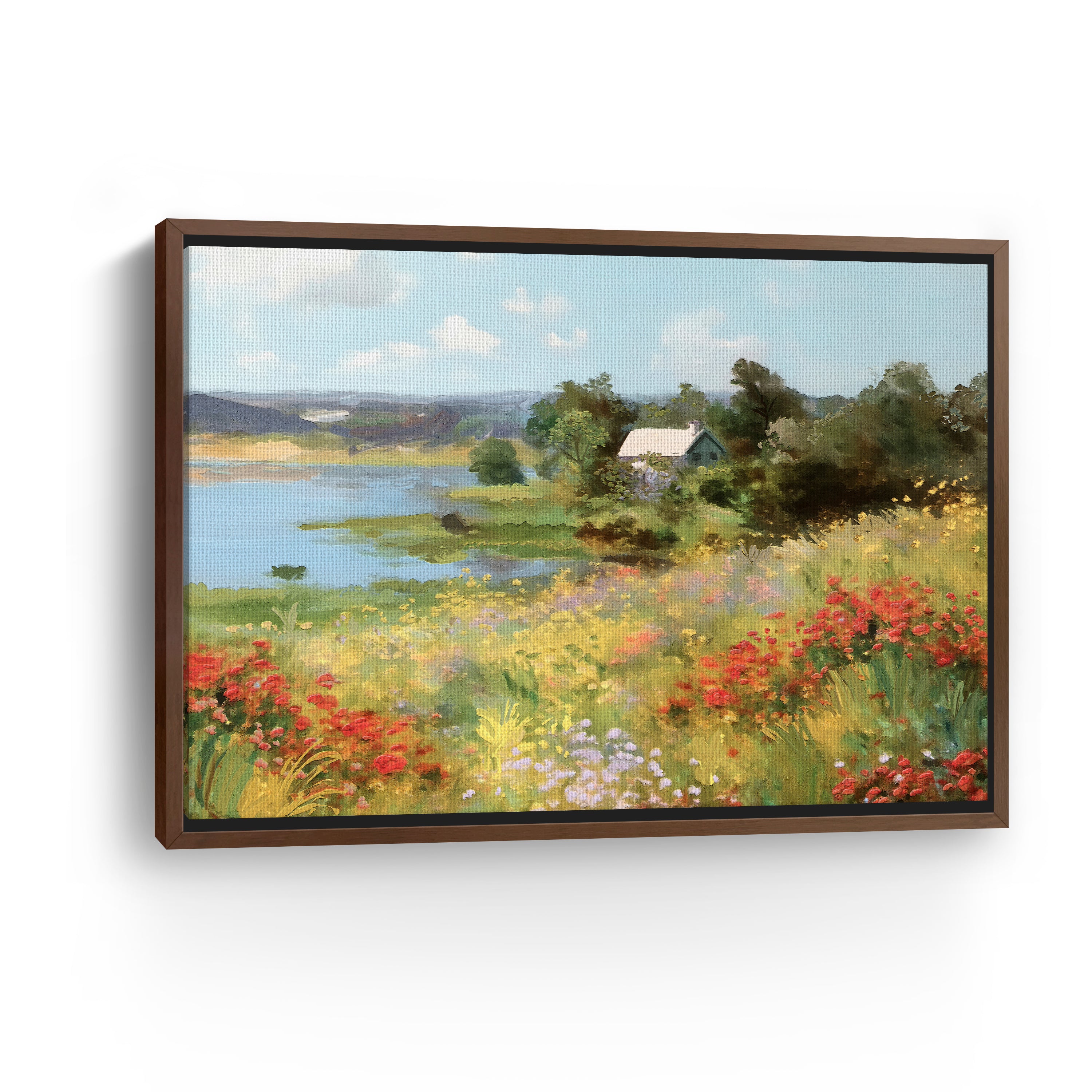 Solitude Lake Canvas Giclee